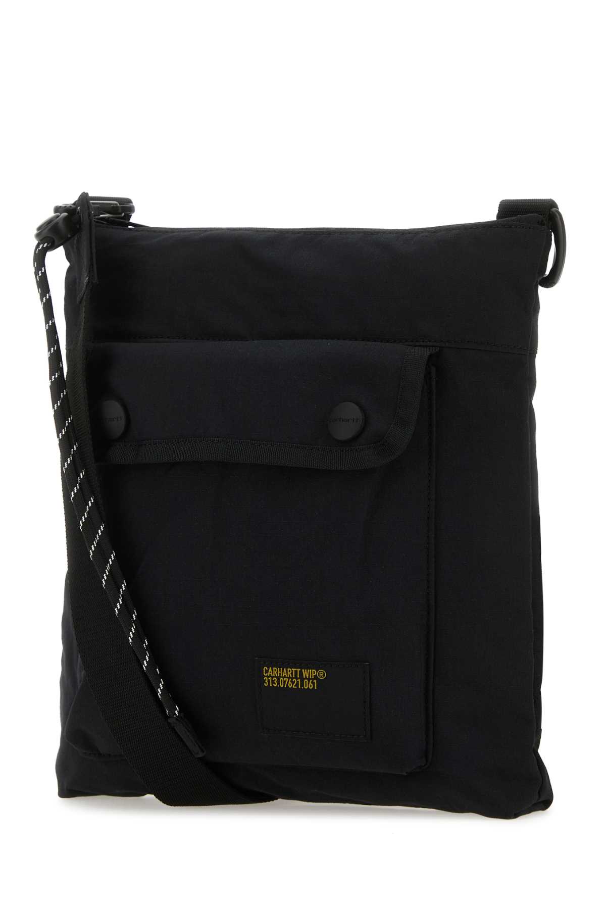 【送料&関税込】Carhartt Black Cotton Blend Haste Strap Bag Carhartt Black Cotton Blend Haste Strap Bag | italist