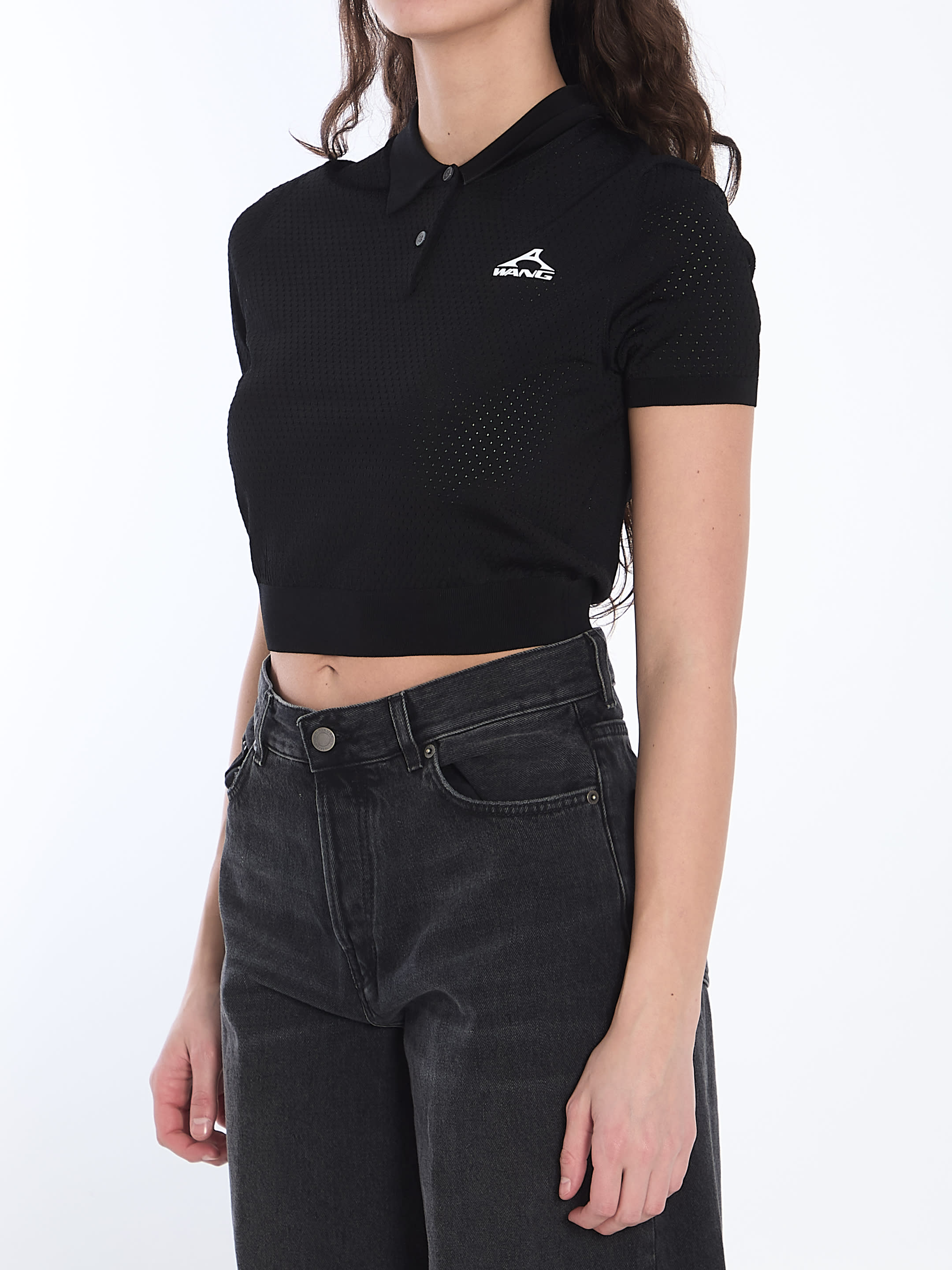 Alexander Wang Cropped Polo Shirt | italist