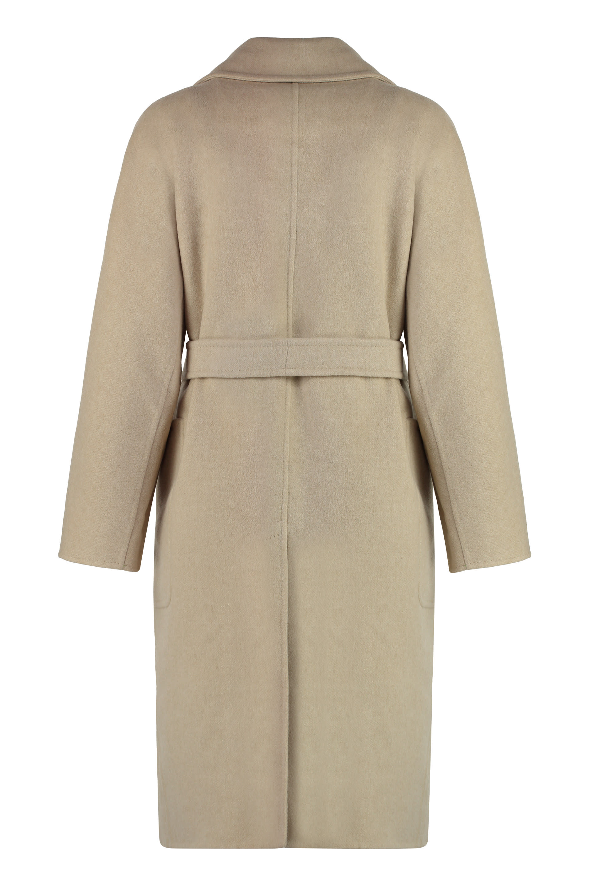 コート Max Mara Sand Wool Agosto Coat Max Mara Sand Wool Agosto Coat BEIGE 38-IT - Jackets