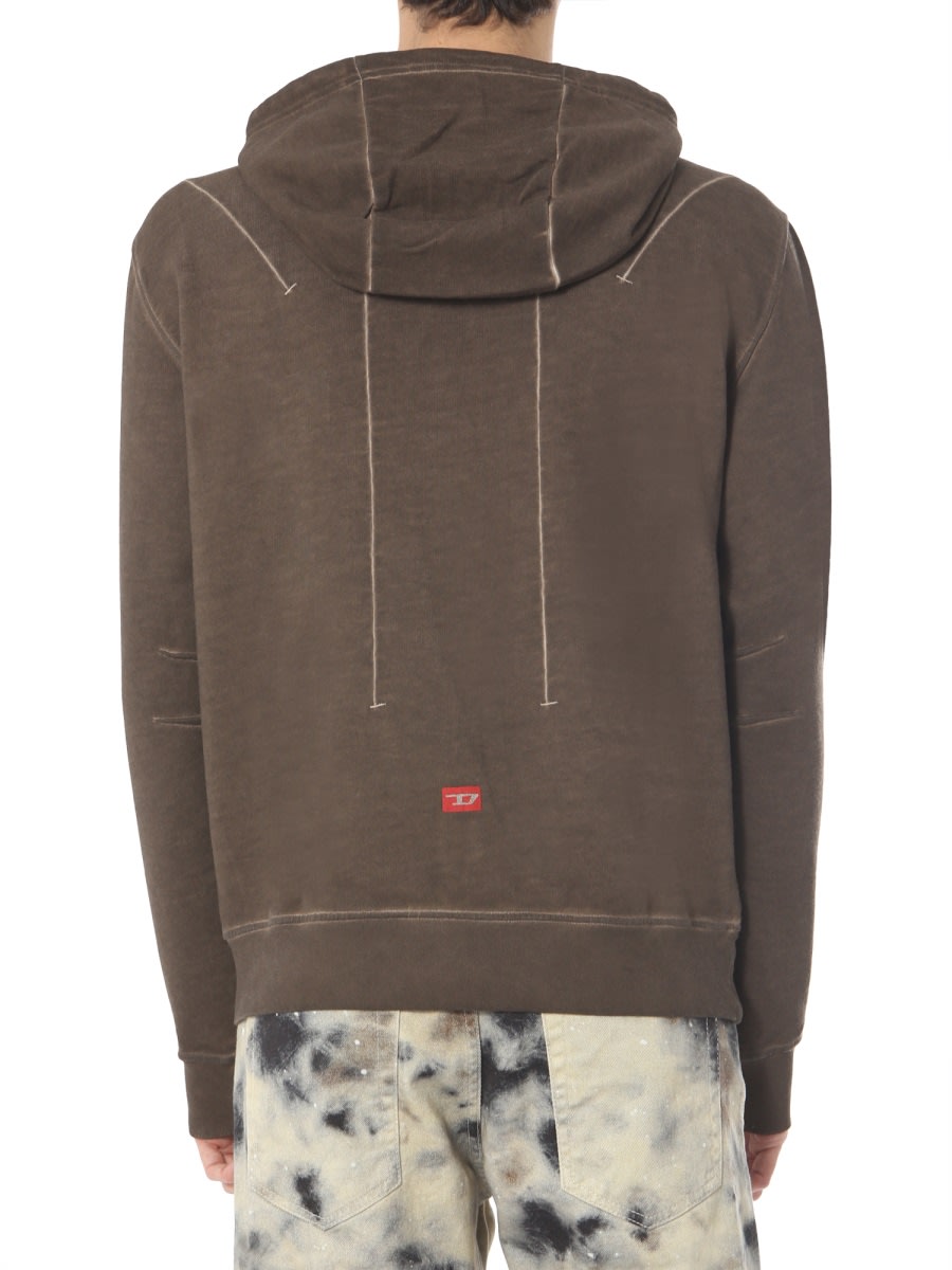 パーカー・フーディ DIESEL SS20 \"A COLD WALL\" SWEATSHIRT (ACWSW02_BWN7DD) ディーゼル DIESEL S-GIRK-HOOD-CUTY パーカー メンズ