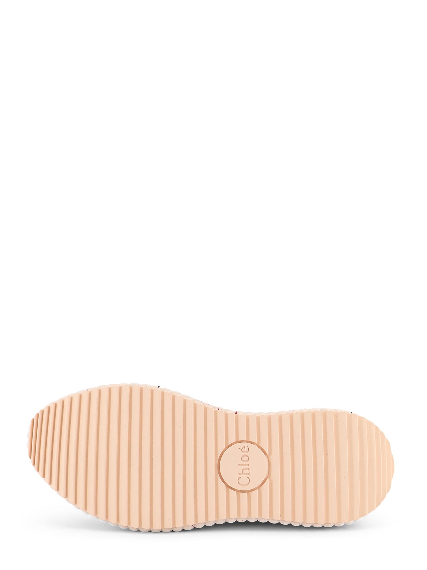 Chloé Nama Low-top Mesh Sneakers With Suede Inserts