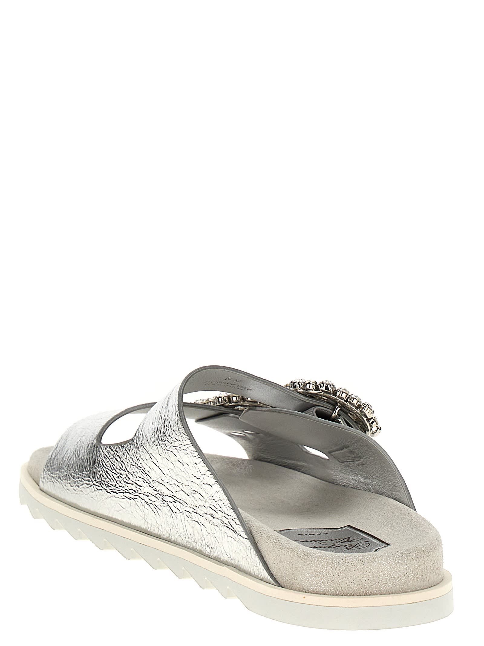 【関税込み】ROGER VIVIER SLIDY VIV' RHINESTONE SANDALS Roger Vivier Slidy Viv Rhinestone Sandals | italist, ALWAYS