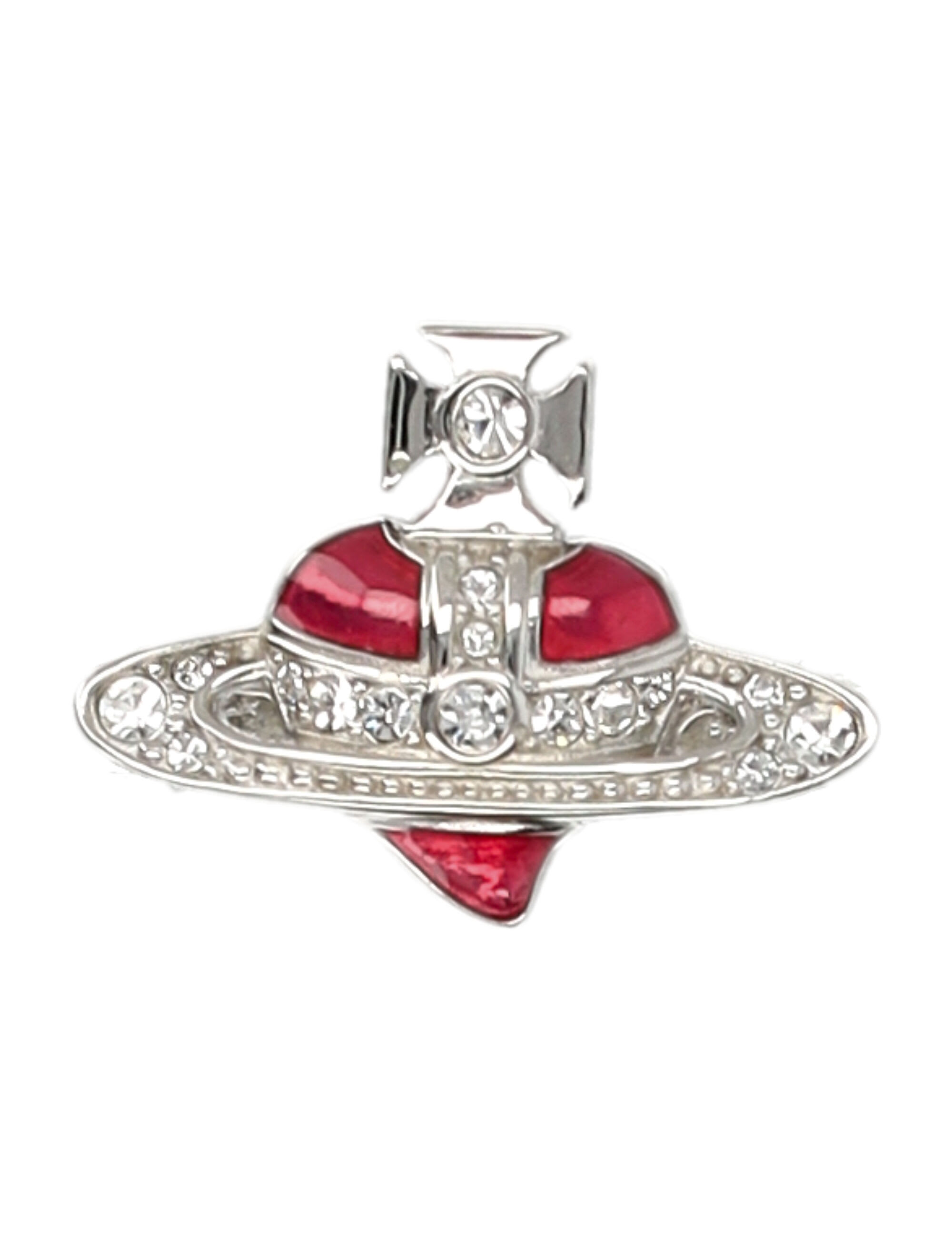 Vivienne Westwood New Diamante Heart Ring | italist, ALWAYS