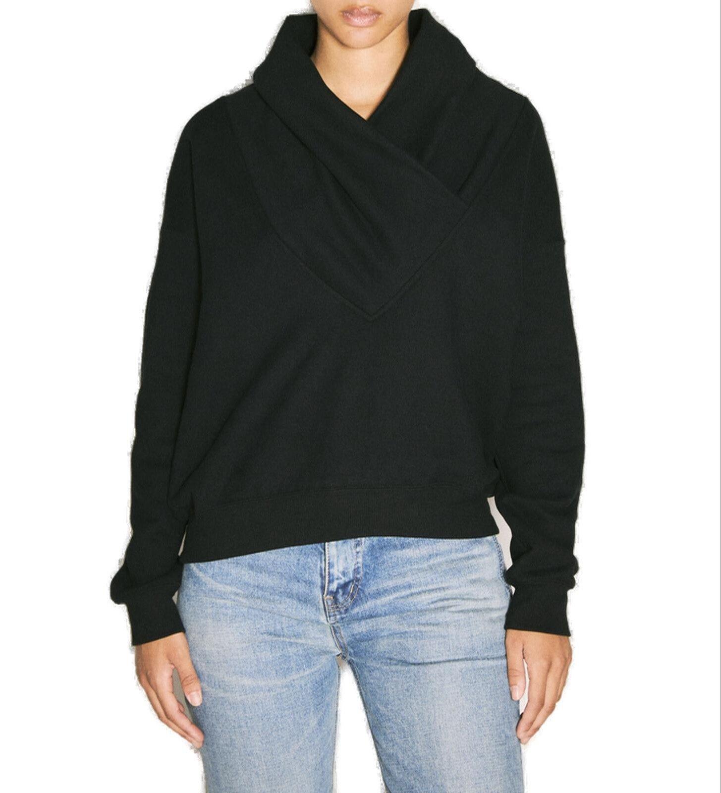 Saint Laurent V-neck Drop Shoulder Hoodie | italist, ALWAYS