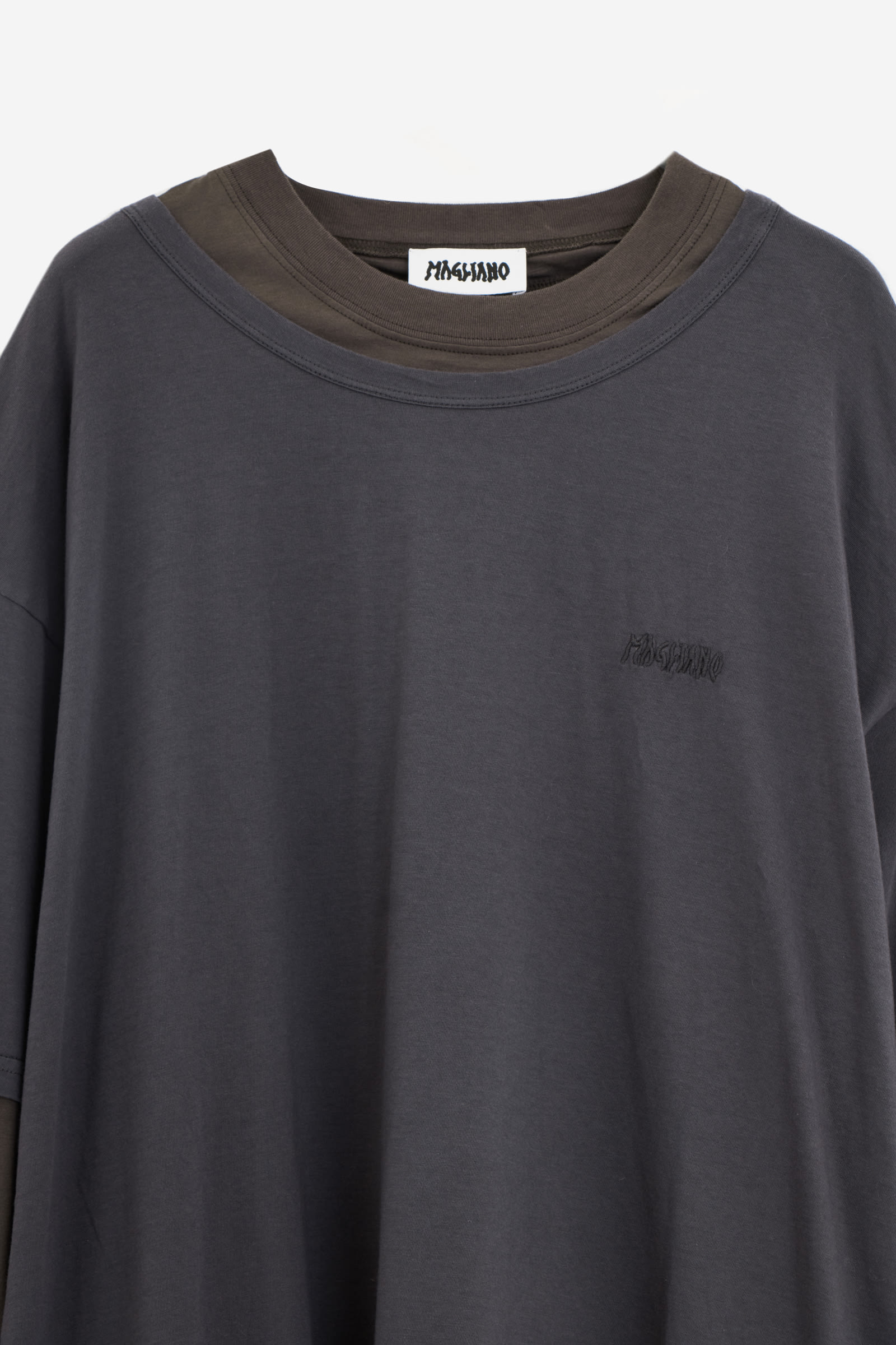 Tシャツ・カットソー Magliano FW24 TRAUMA OVER TEE (S5801484343 01) MAGLIANO Trauma over t-shirt Long Sleeve | jentestore