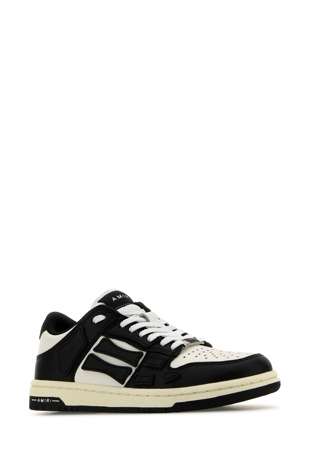スニーカー AMIRI Two-Tone Leather Skel Sneakers Amiri Men's Skel Bicolor Leather Low-Top Sneakers | Neiman