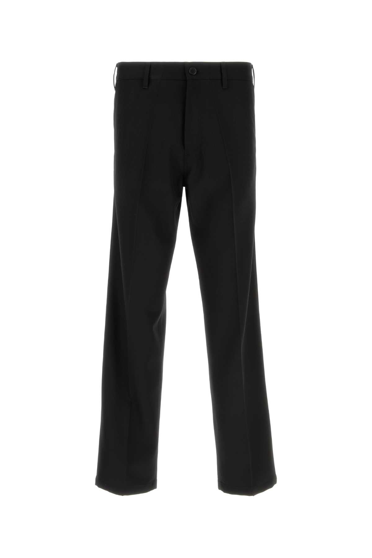 パンツ PRADA Black Gabardine Pant Prada Nylon Gabardine Pants Ankle Strap Cuff Black 44 | eBay