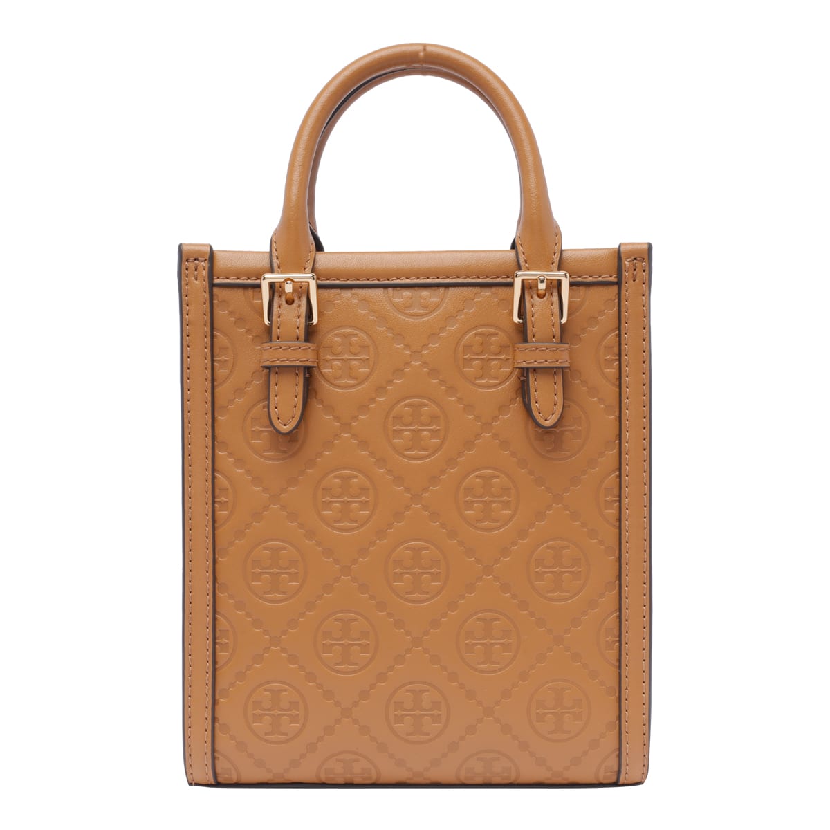 TORY BURCH★トリーバーチEast West Bryant Brown Leatherトート Leather tote Tory Burch Brown in Leather - 37679045