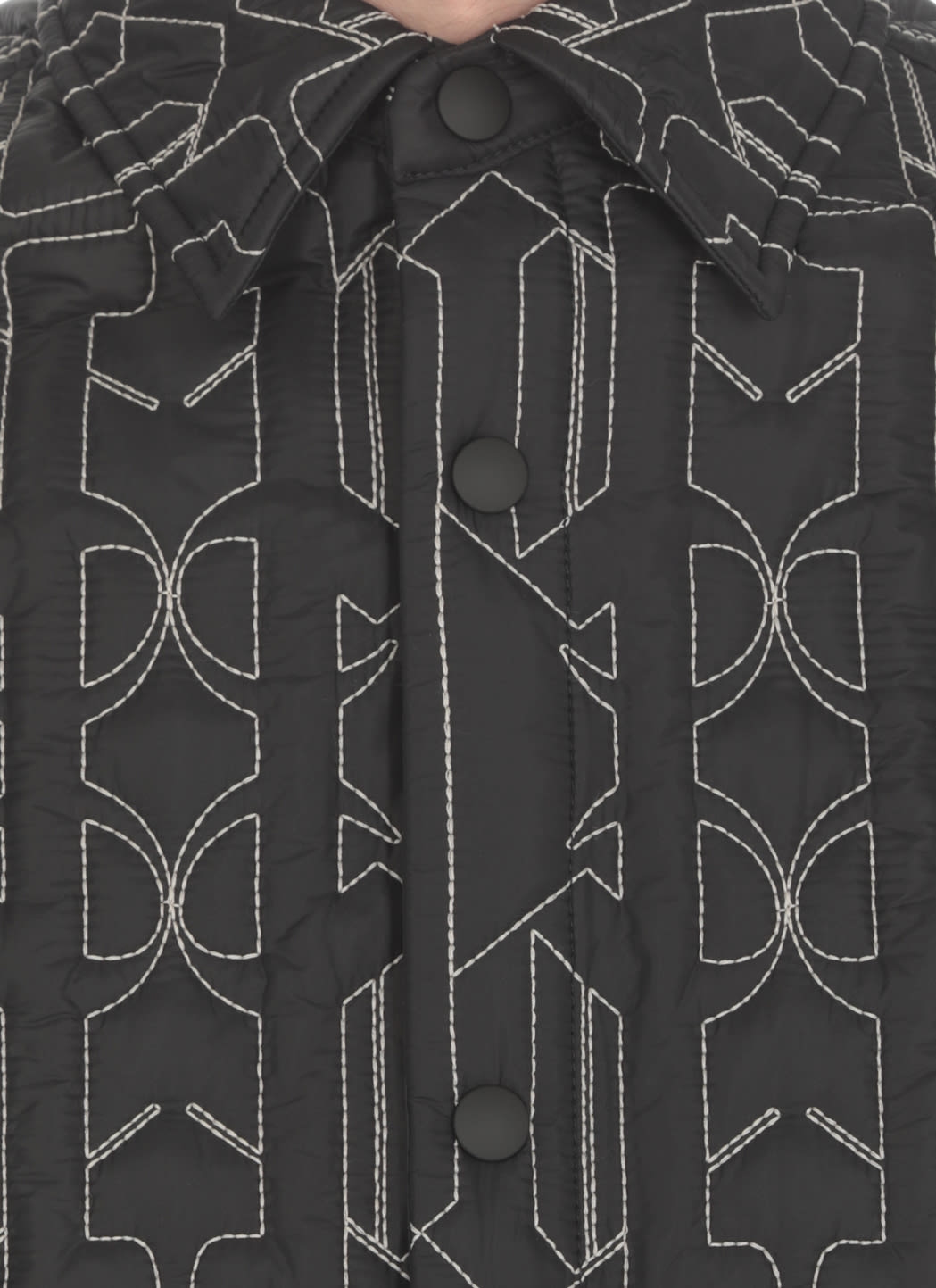 Palm Angels All Monogram Quilted Dover Jacket | italist