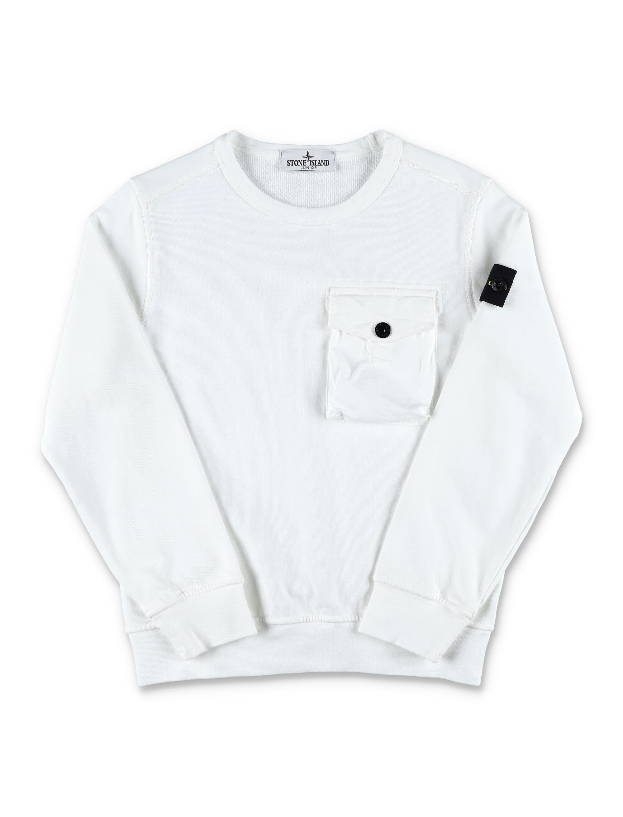 Stone Island Junior L/s T-shirt With Nylon Pocket | italist