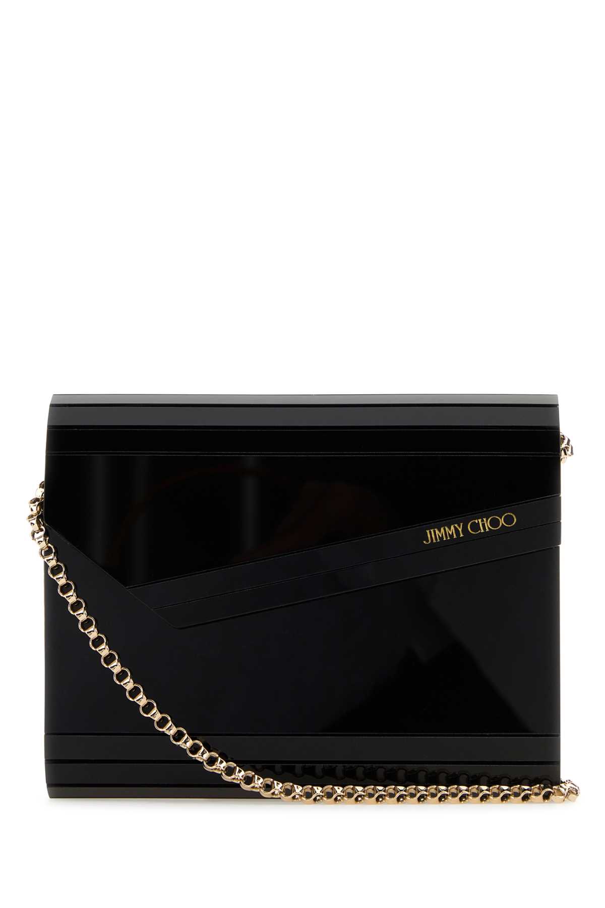 トートバッグ JIMMY CHOO Black Acrylic Candy Clutch Black Acrylic Clutch Bag | CANDY | Cruise | JIMMY CHOO US