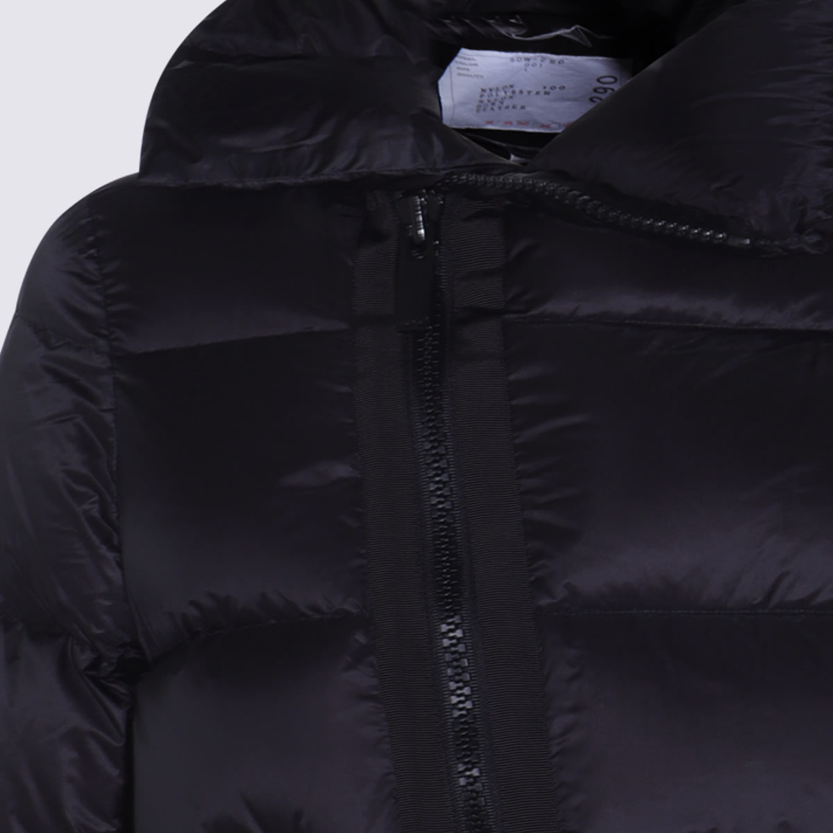 【関税&送料込】Sacai Black Nylon Down Jacket Sacai Black Nylon Down Jacket | italist