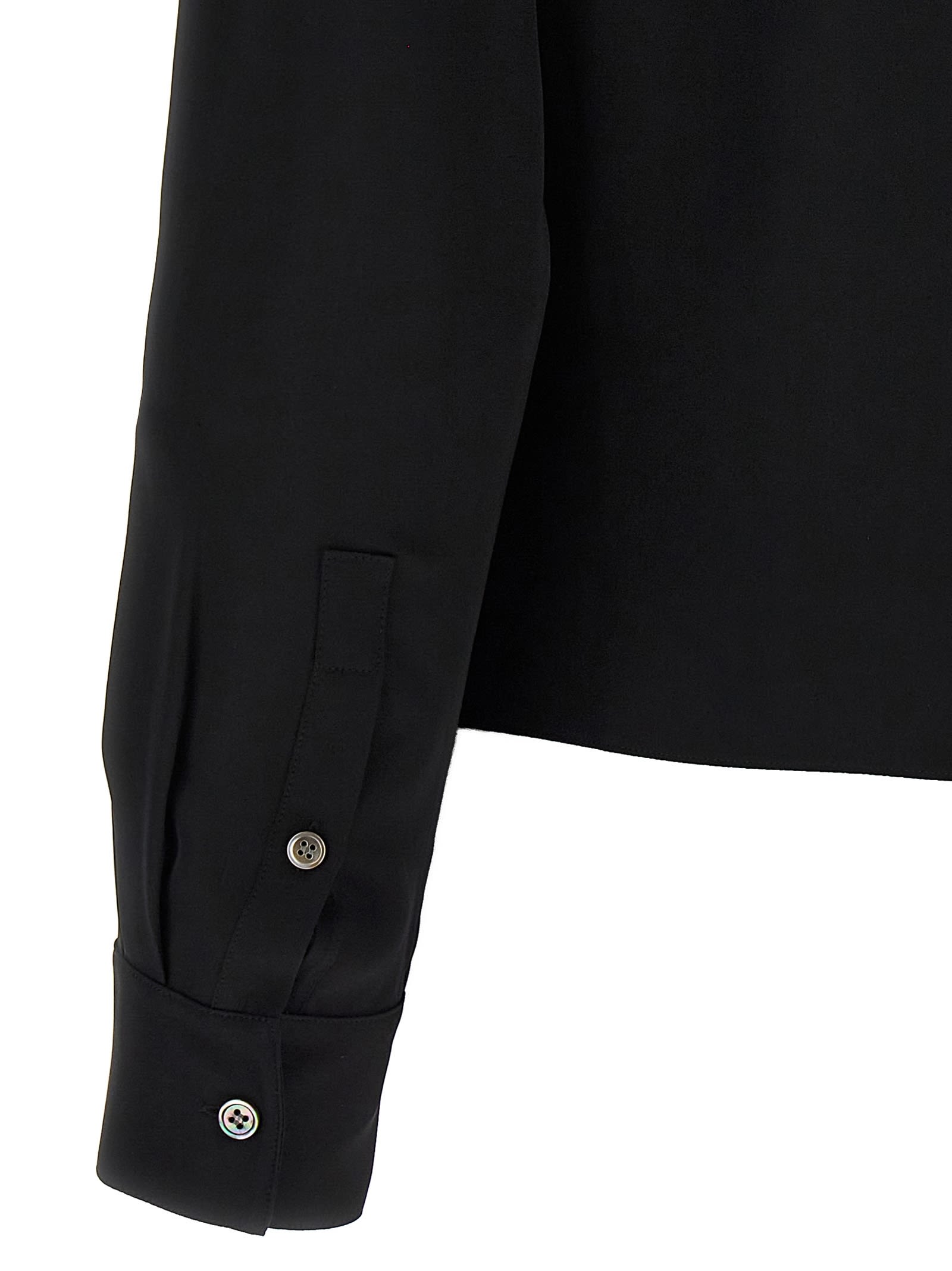 Tシャツ・カットソー Theory SS25 'PK Label Wrap' blouse (O1102503 B6M) Theory 'pk Label Wrap' Blouse | italist