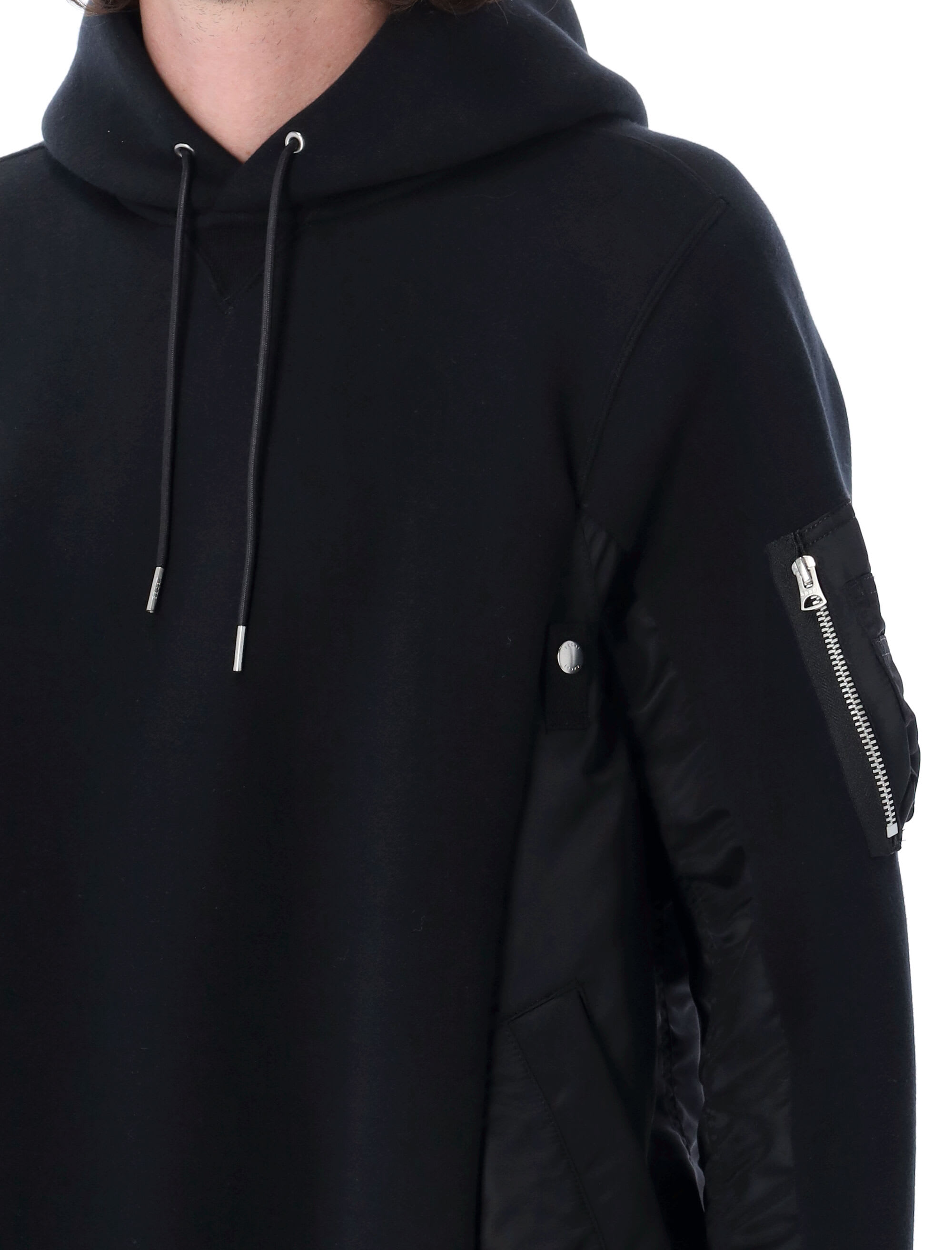 Sacai Sponge Sweat X Ma-1 Hoodie | italist