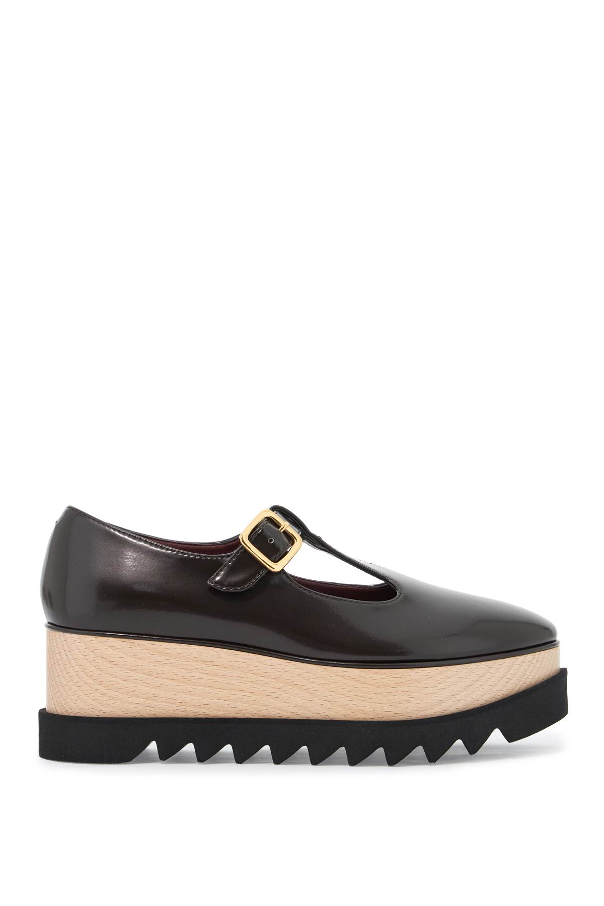 【関税&送料込】Stella Mccartney Mary Janes Elyse Shoe STELLA MCCARTNEY Elyse vegetarian glossed-leather platform