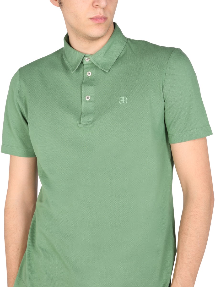 Tシャツ・カットソー BALLANTYNE POLO WITH LOGO EMBROIDERY (UMW133_UCTK312667) Ballantyne Polo With Logo Embroidery | italist