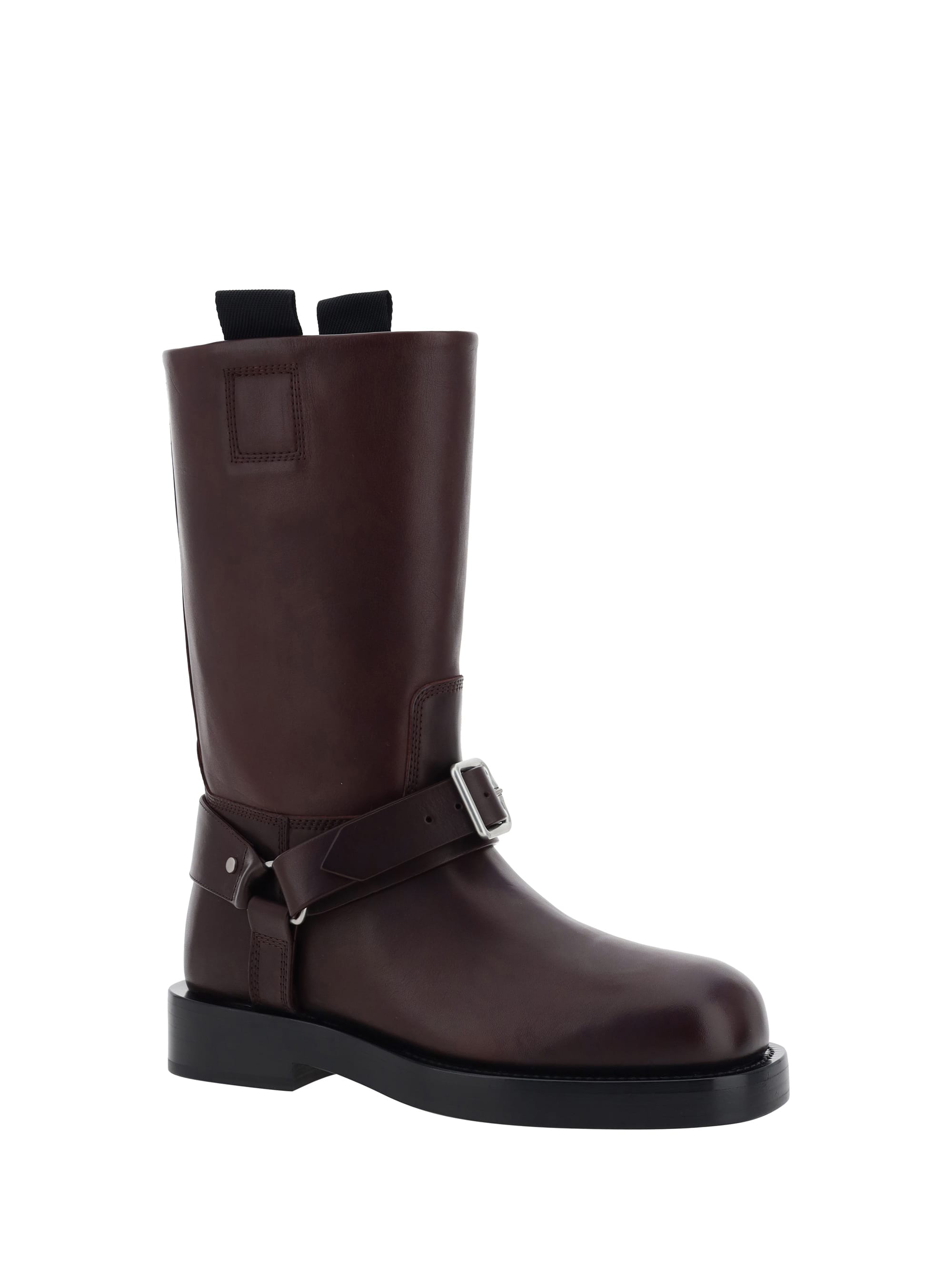 ミドルブーツ Burberry Saddle Boots 21E6D3AB-30E5-4AD7-BA0A-