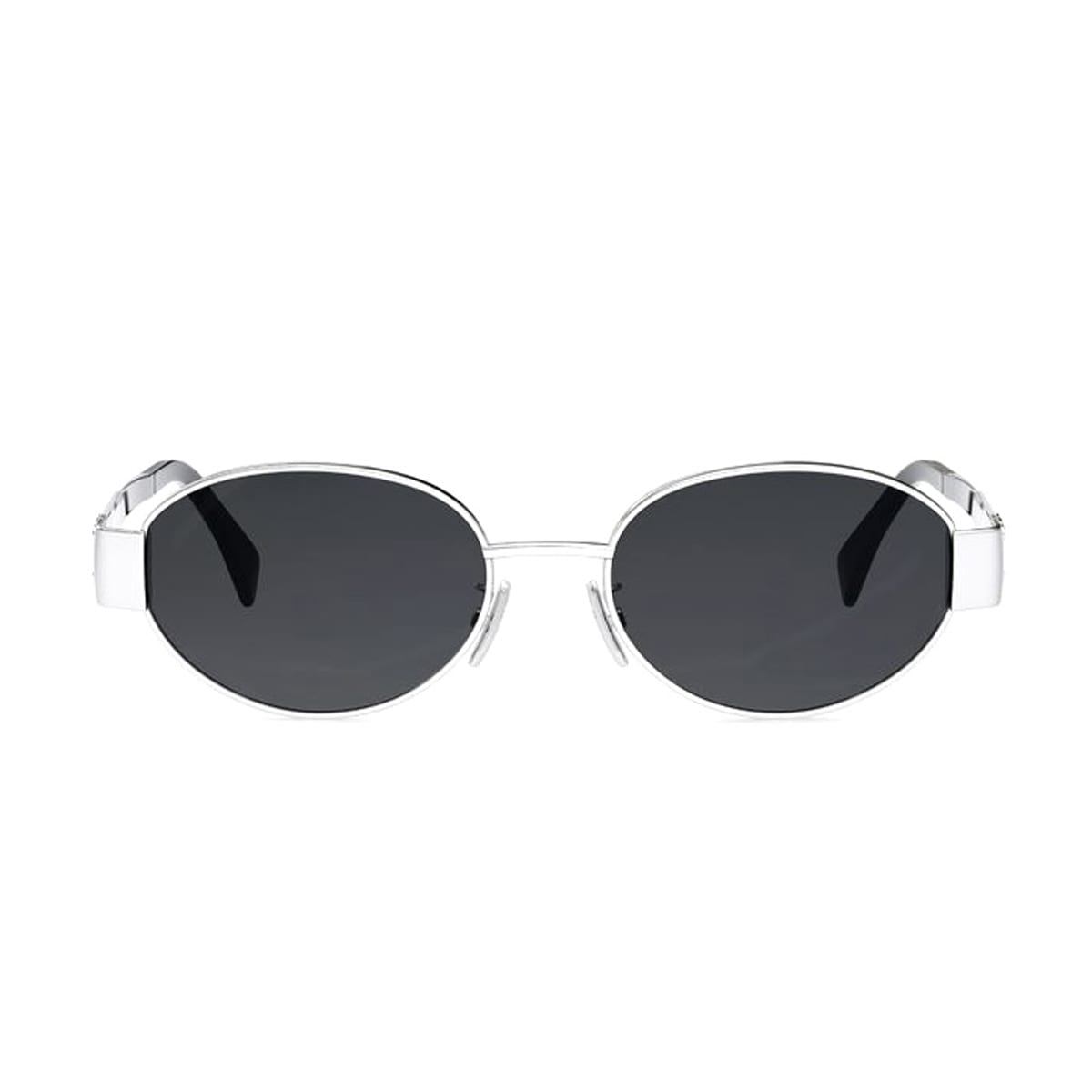 【送料&関税込】Celine l Triomphe Cl40235u - Silver Sung Celine Cl40235u Metal Triomphe 16a Silver Sunglasses