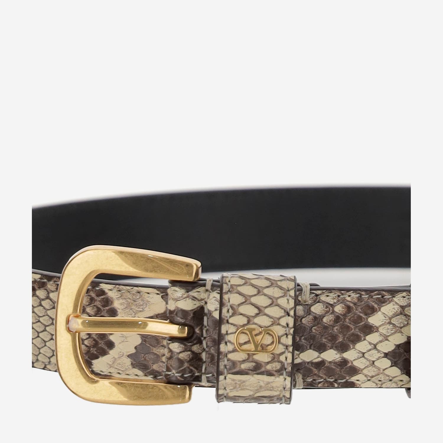 ベルト VALENTINO GARAVANI Python leather belt 7W2T0SR2FKT246 Valentino Garavani Python Leather Belt | italist