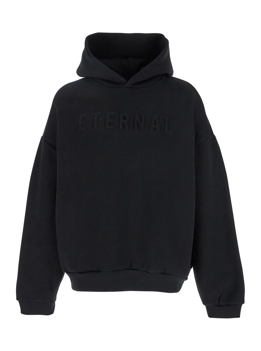 【送料&関税込】Fear of God eternal Hoodie Fear of God 'eternal' Black Hoodie With Logo Patch On The