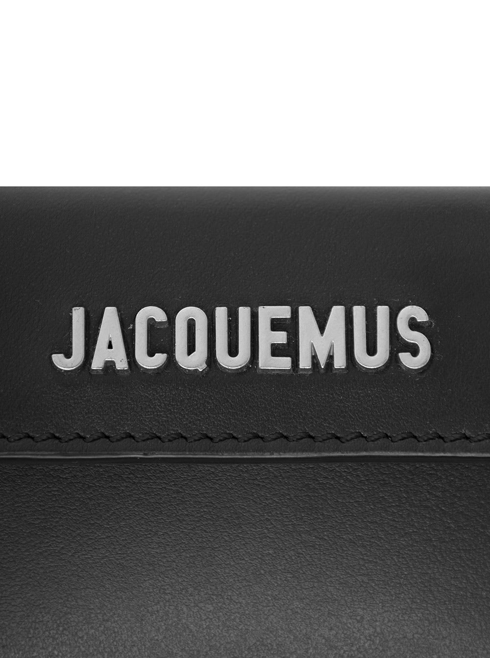 Jacquemus 'le Porte' Black Wallet In Leather Man