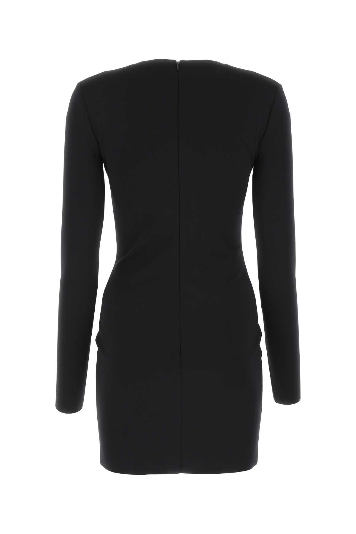 【送料&関税込】Miu Miu Black Stretch Nylon Mini Dress Miu Miu Black Stretch Nylon Mini Dress | italist