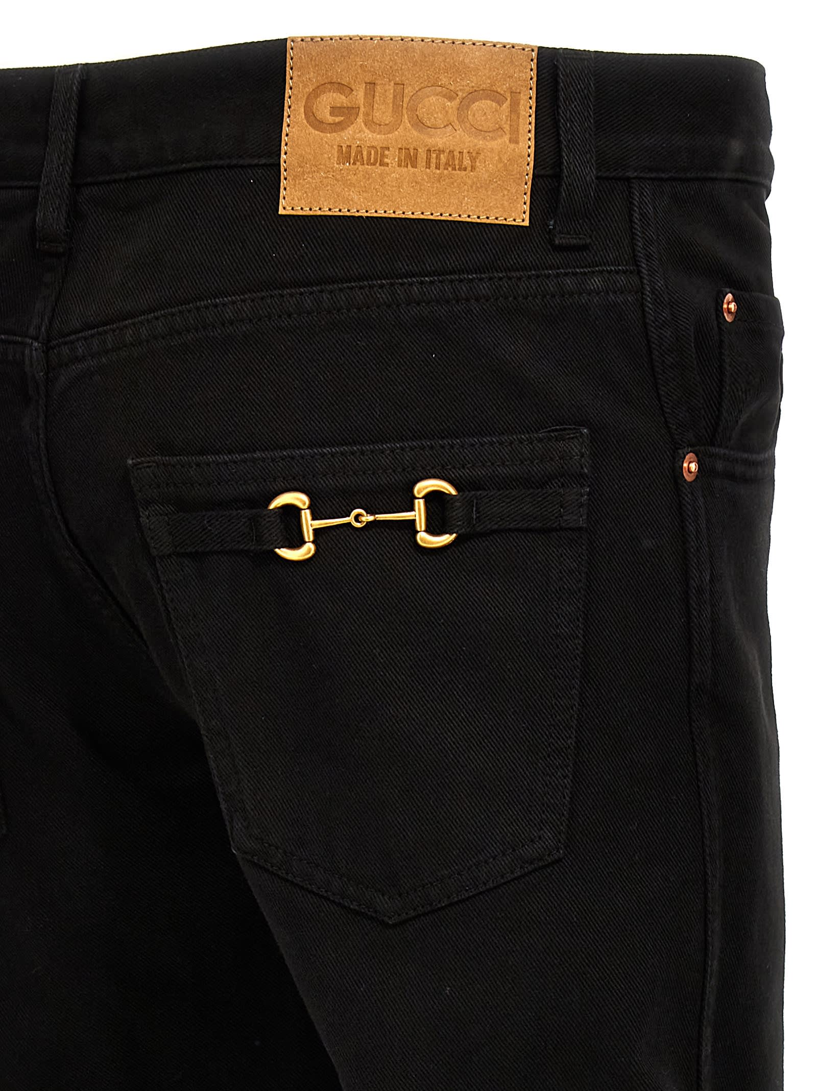 パンツ GUCCI SS24 'Morsetto' pants (756017ZAOPD 2014) Gucci 'morsetto' Jeans | italist