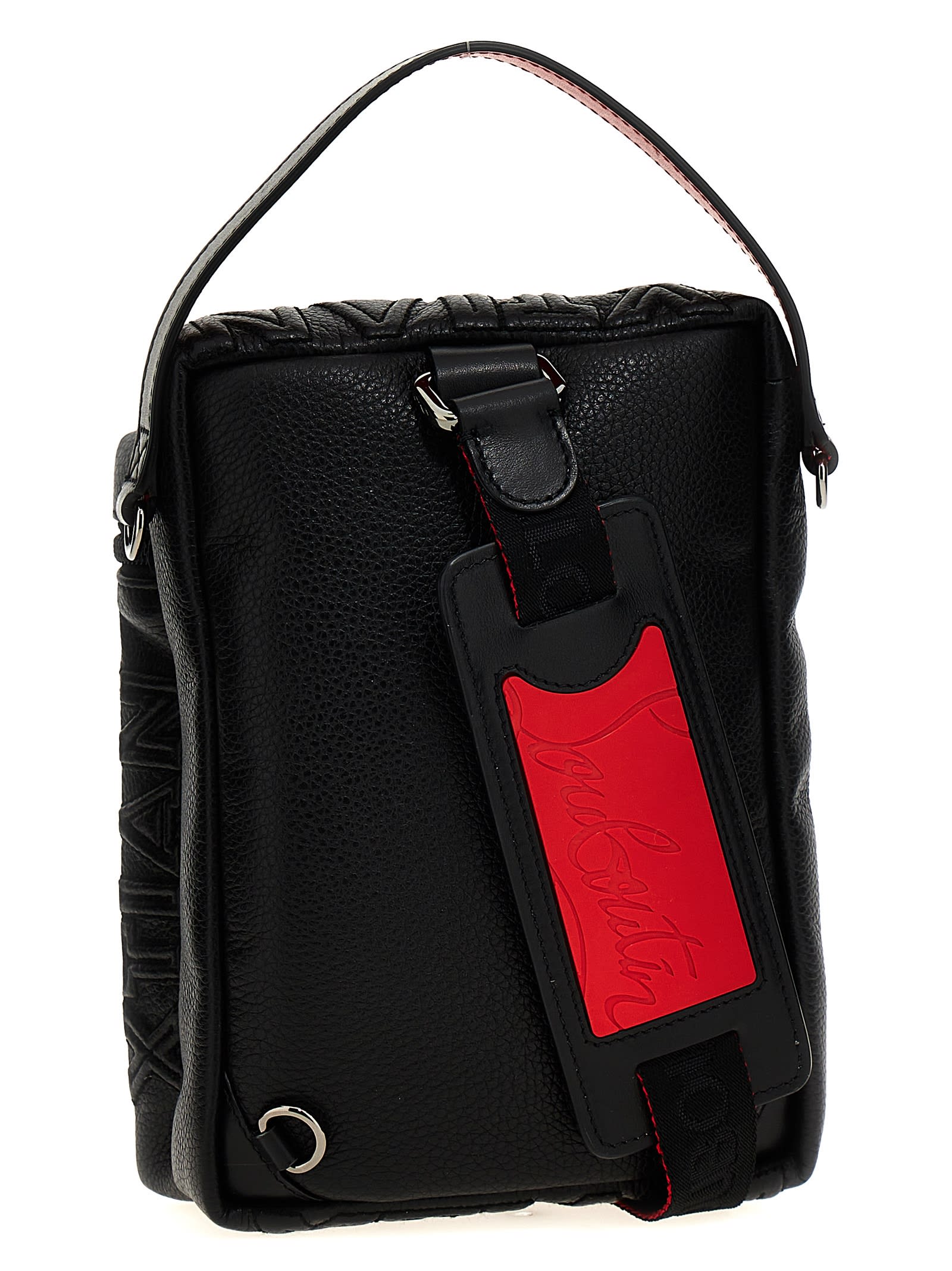 ◆◆VIP◆◆Louboutin Loubideal 2Way Bag UNISEX Loubideal - Backpack - Rubber and fabric - Black - Christian