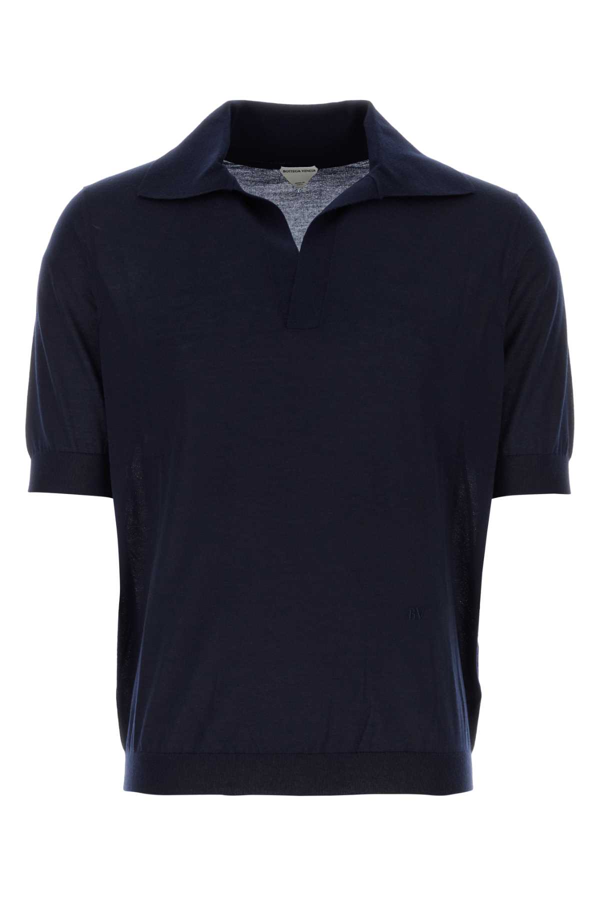 Tシャツ・カットソー BOTTEGA VENETA Midnight Blue Cashmere Polo Shirt Bottega Veneta Midnight Blue Cashmere Polo Shirt | italist
