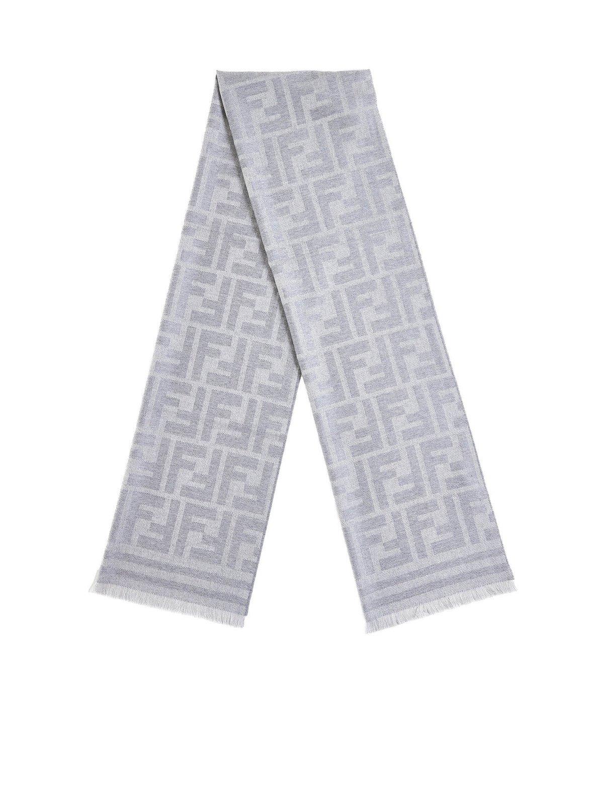 アクセサリーその他 FENDI FF JACQUARD SCARF FENDI FF-jacquard Scarf | Green | FARFETCH