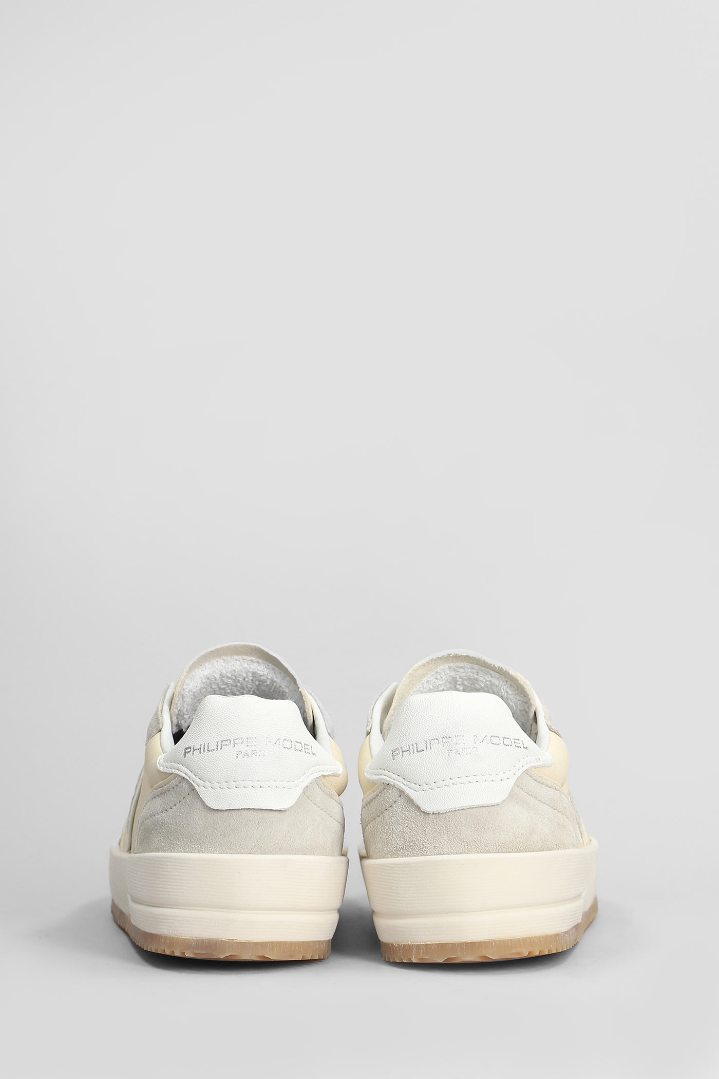 スニーカー PHILIPPE MODEL 'Nice Low' sneakers Beige Philippe Model Nice Low Sneakers In Beige Leather | italist