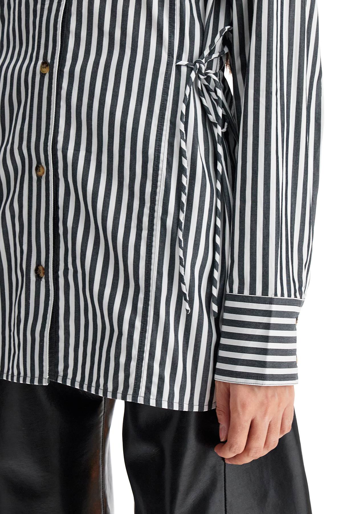 Ganni Lace-up Shirt | italist
