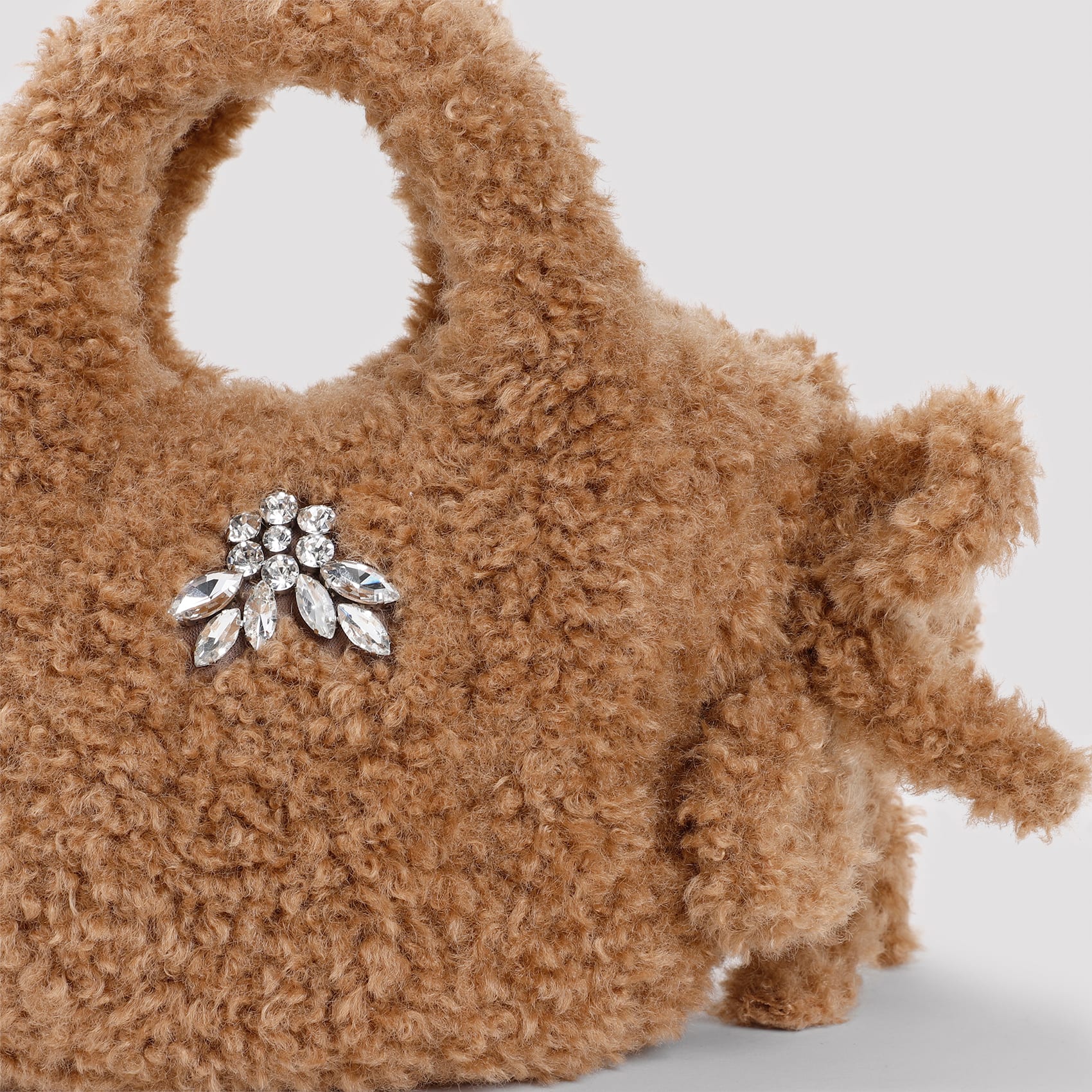 【Simone Rocha】 Baby Egg teddy tote bag Baby Egg teddy tote bag in brown - Simone Rocha | Mytheresa