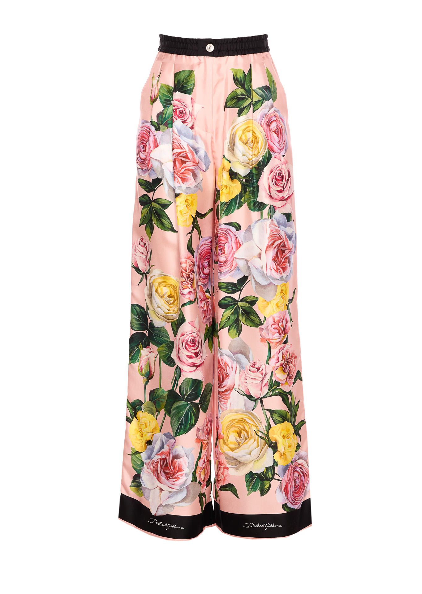 【送料&関税込】Dolce & Gabbana Peonie And Rose Print Pa Dolce & Gabbana Peony And Rose-Print Silk Shirt | Sendegaro US