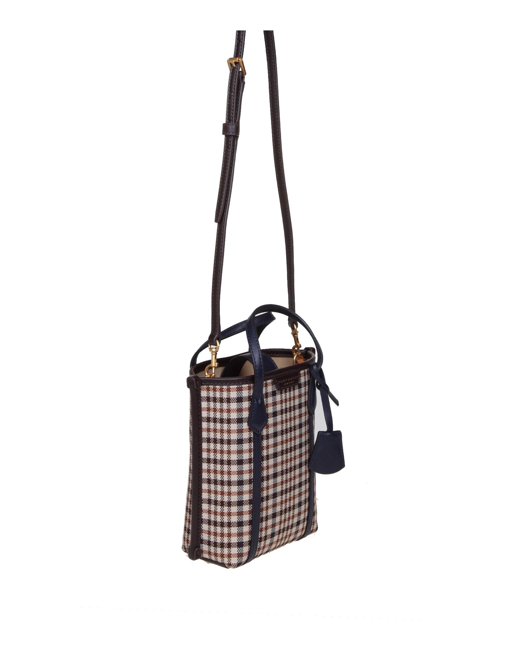 Tory burch ella outlet plaid tote