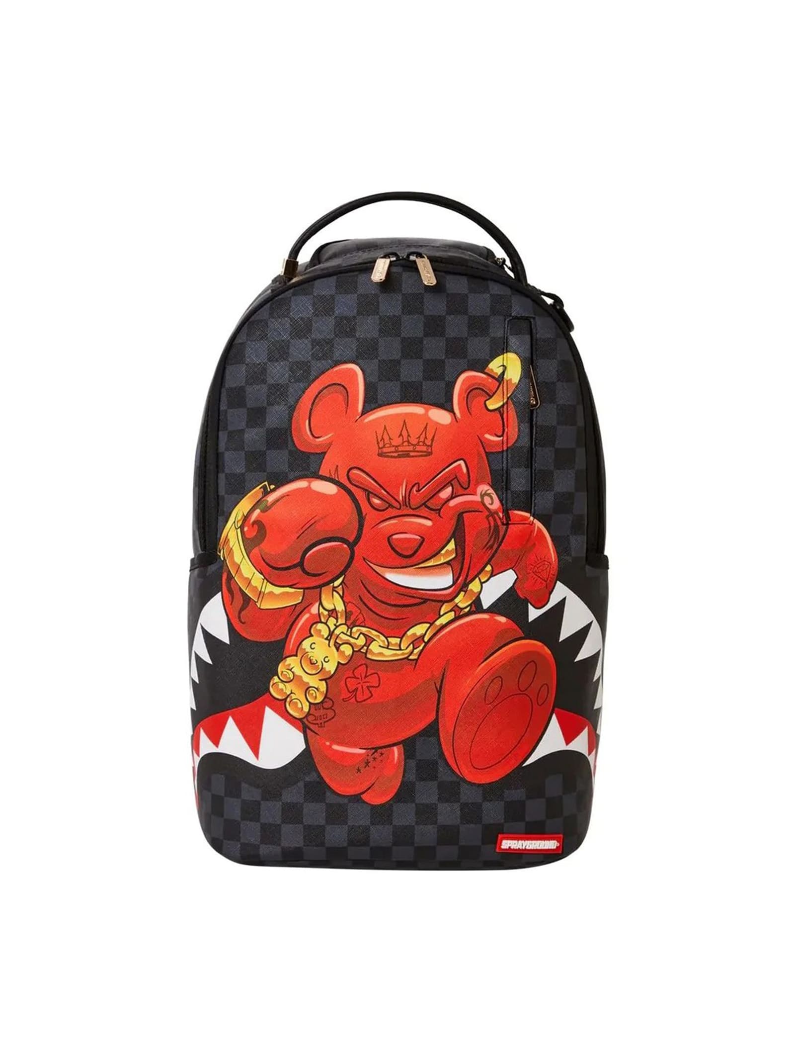 Sprayground Diablo Bear Otr Checker Dlxr Backpack | italist