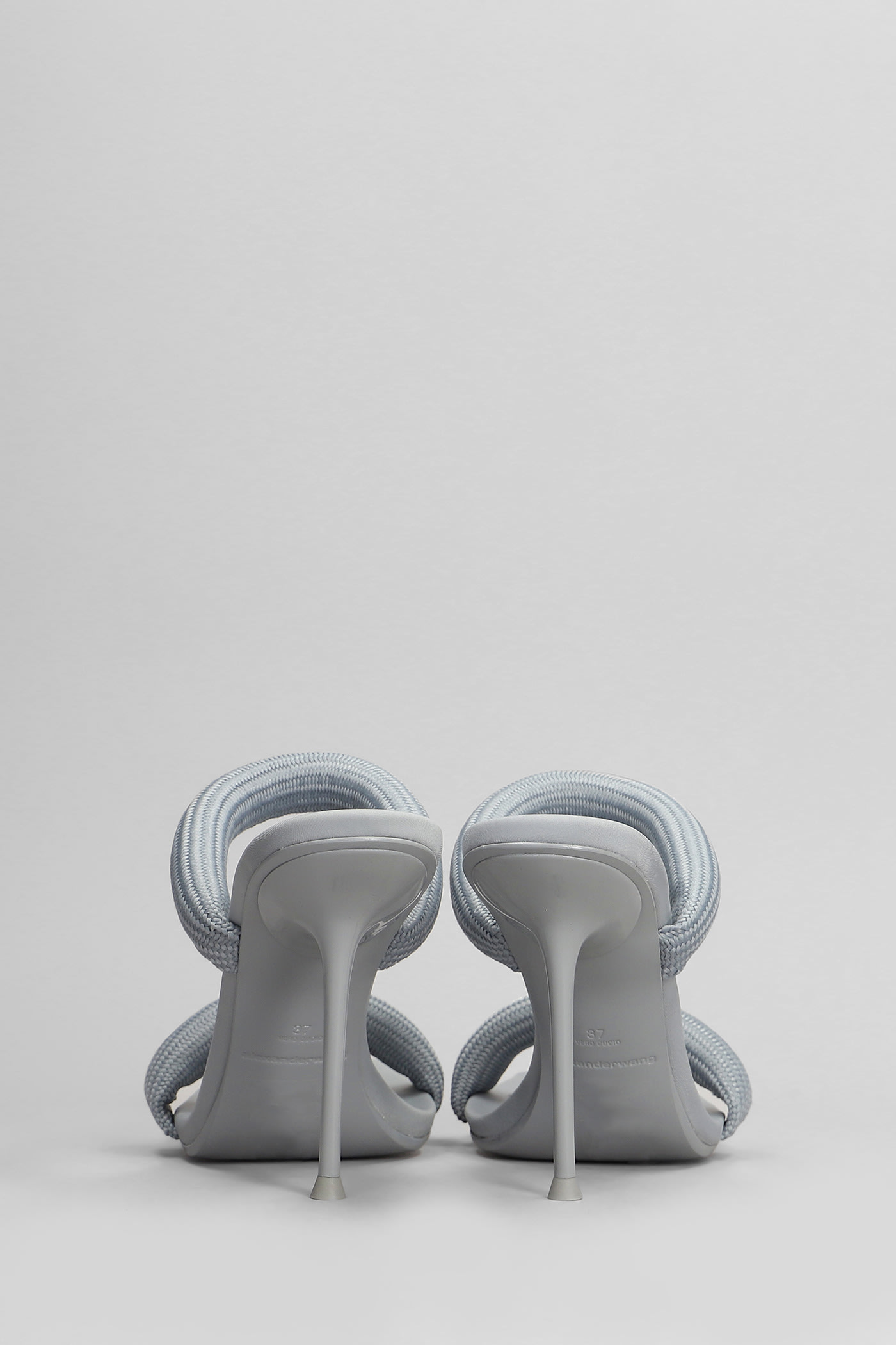 【送料&関税込】Alexander Wang Julie Slipper-mule In Grey Ny Alexander Wang Julie Slipper-mule In Grey Nylon | italist