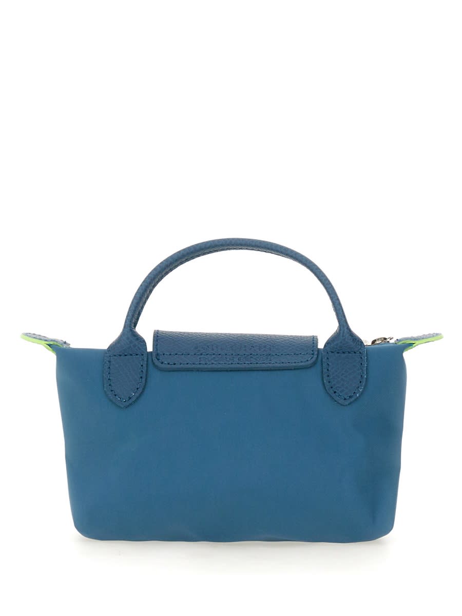 トートバッグ Longchamp LE PLIAGE CLUTCH BAG WITH HANDLE (34175 089P99) Le Pliage Original Pouch with handle Black - Recycled canvas