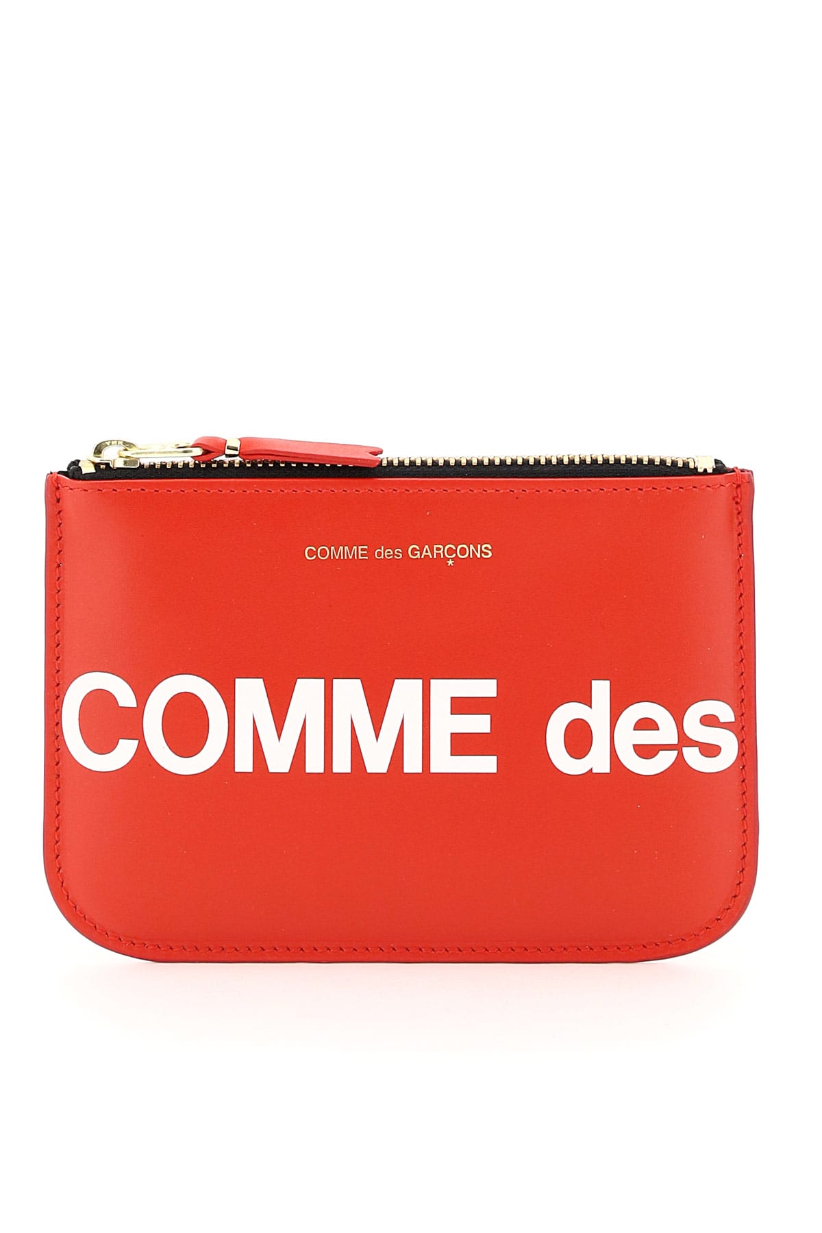 Comme des Garçons Wallet Huge Logo Pouch | italist Comme des Garçons Wallet Huge Logo Pouch | italist