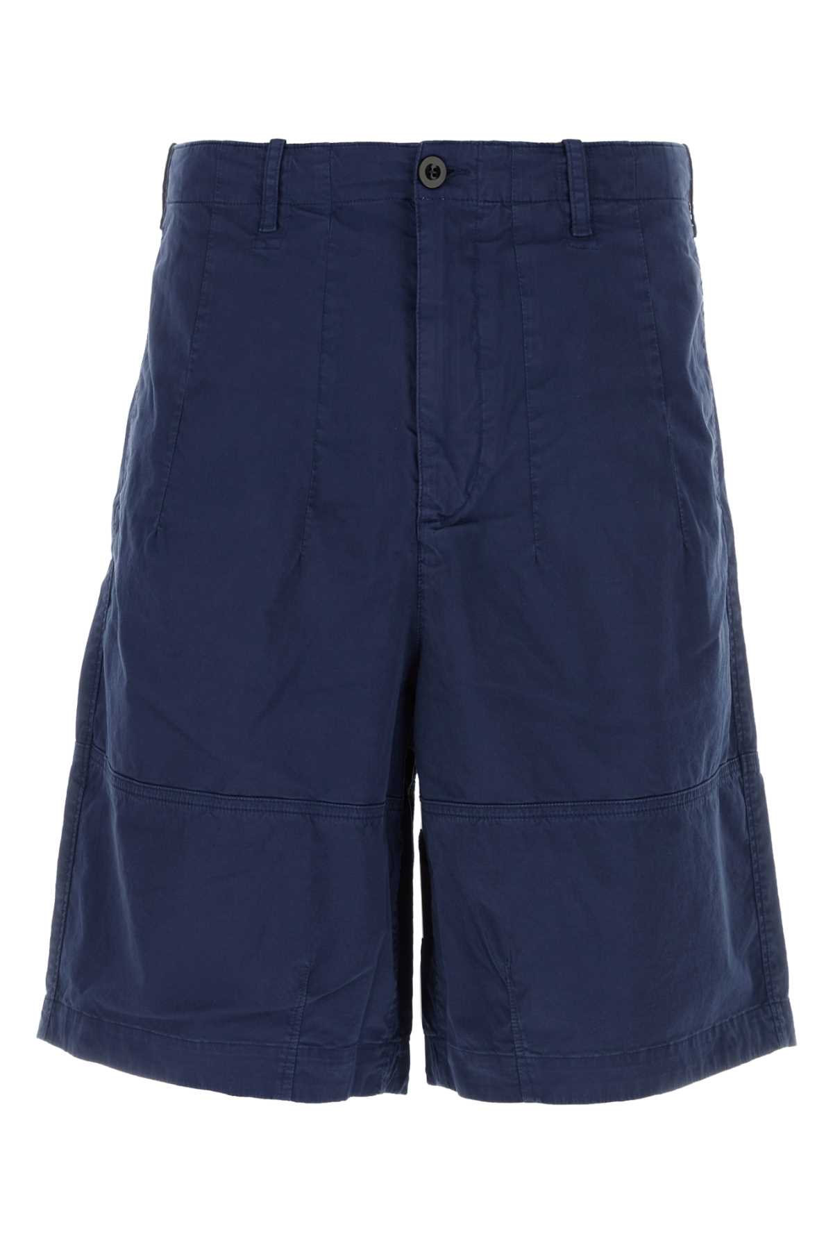 TabisukeTabizoタビスケタビゾウShorts　M Blue gray Ten C Blue Stretch Cotton Bermuda Shorts | italist