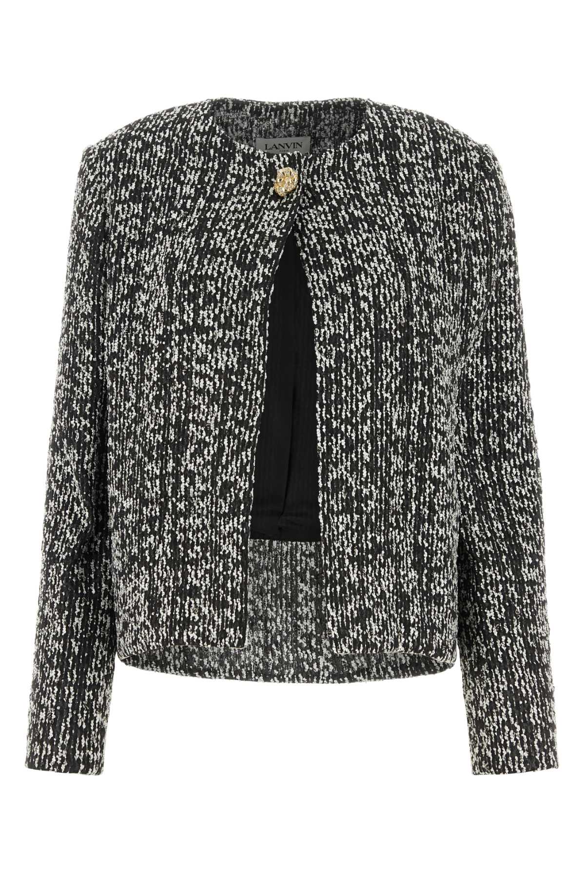 ジャケット LANVIN Two-Tone Tweed Blazer Lanvin Two-tone Tweed Blazer | italist