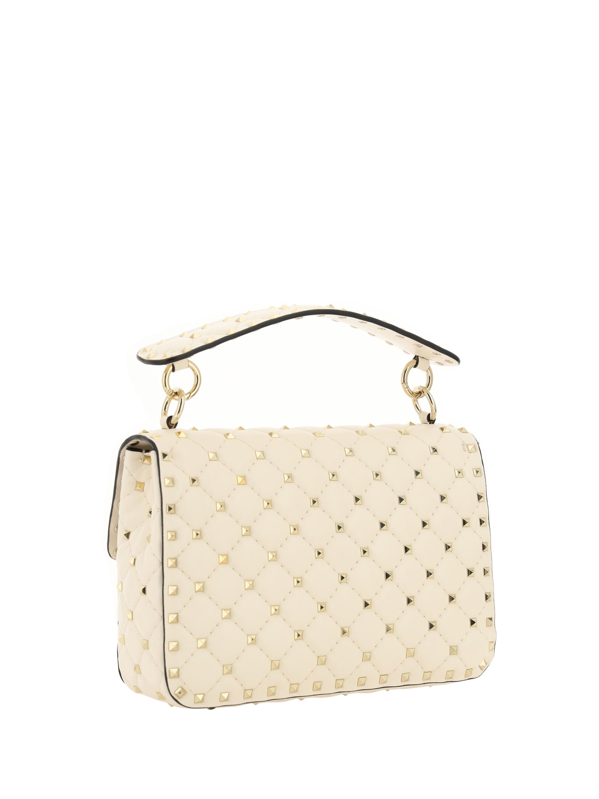 Valentino Platino Quilted Leather Medium Rockstud Spike Shoulder Bag  Valentino | The Luxury Closet