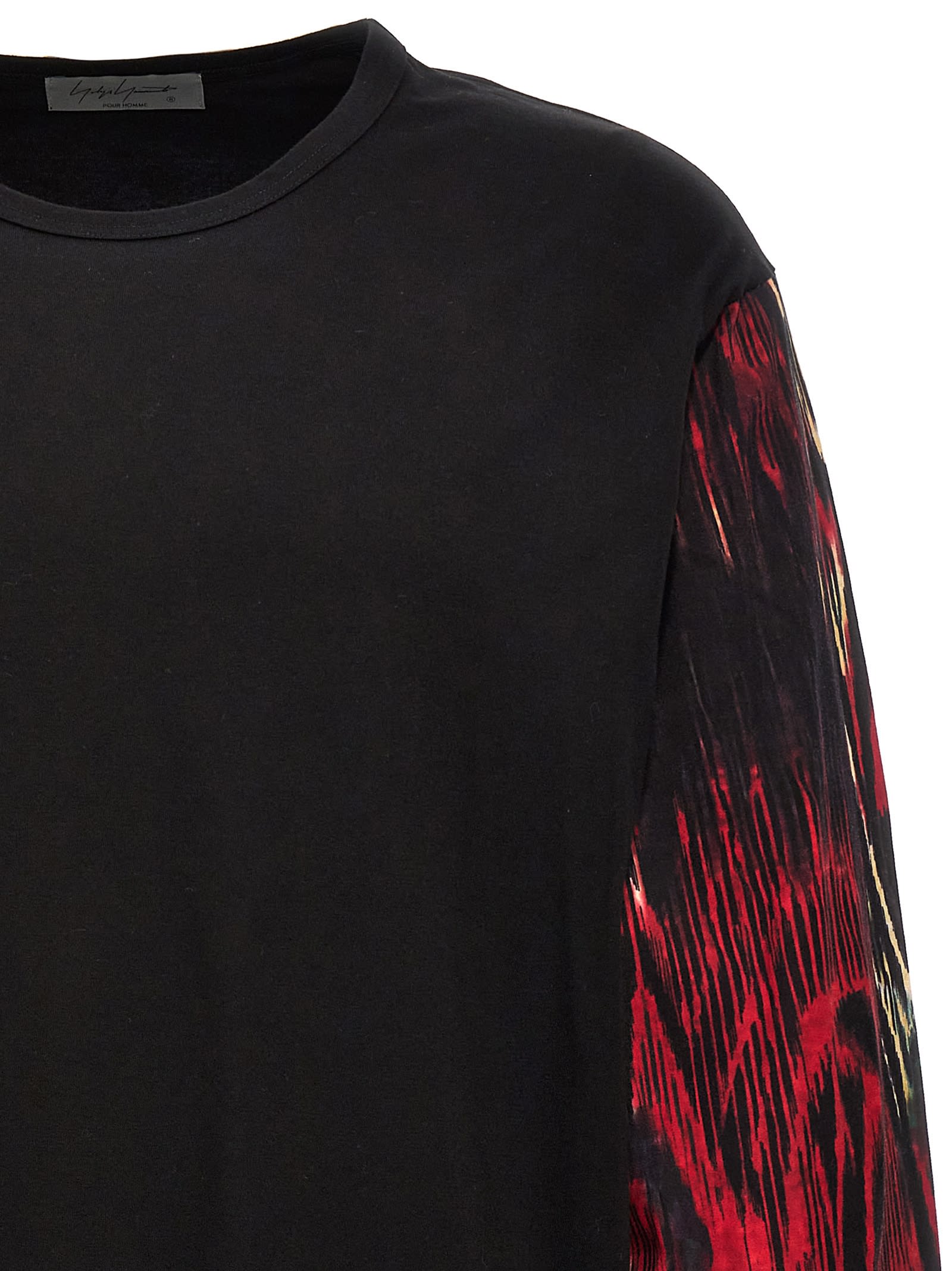 Yohji Yamamoto Contrast Sleeve T-shirt | italist