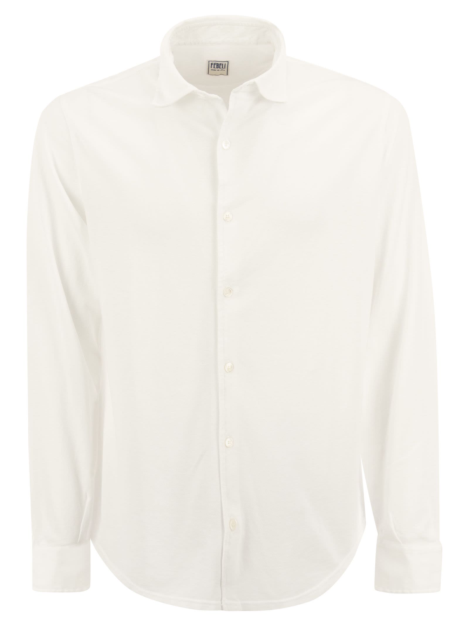 Tシャツ・カットソー Fedeli SS23 ROBERT - Cotton pique shirt (6UEF0123 87) Fedeli Robert - Cotton Piqué Shirt | italist