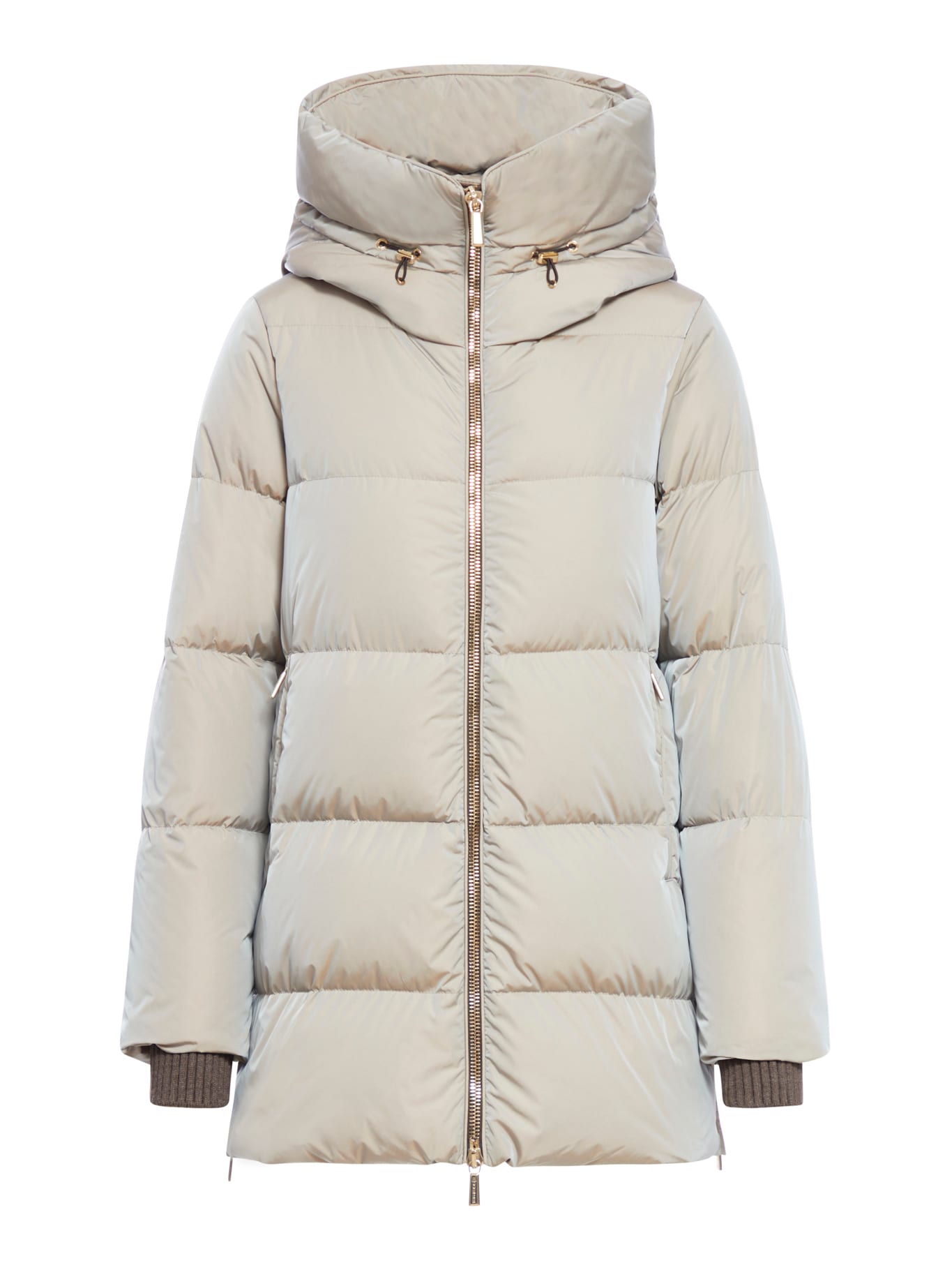 ダウンジャケット・コート MOORER Women Outer MODGI300005TEPA222 U0269 227065 Beige Moorer Down Jacket With Hood | italist