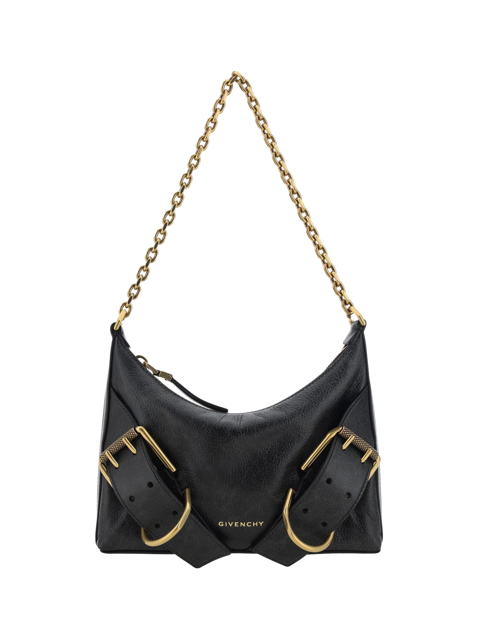 ショルダーバッグ・ポシェット GIVENCHY Voyou llized leather shoulder bag Oro 20937730_51080563_600.jpg