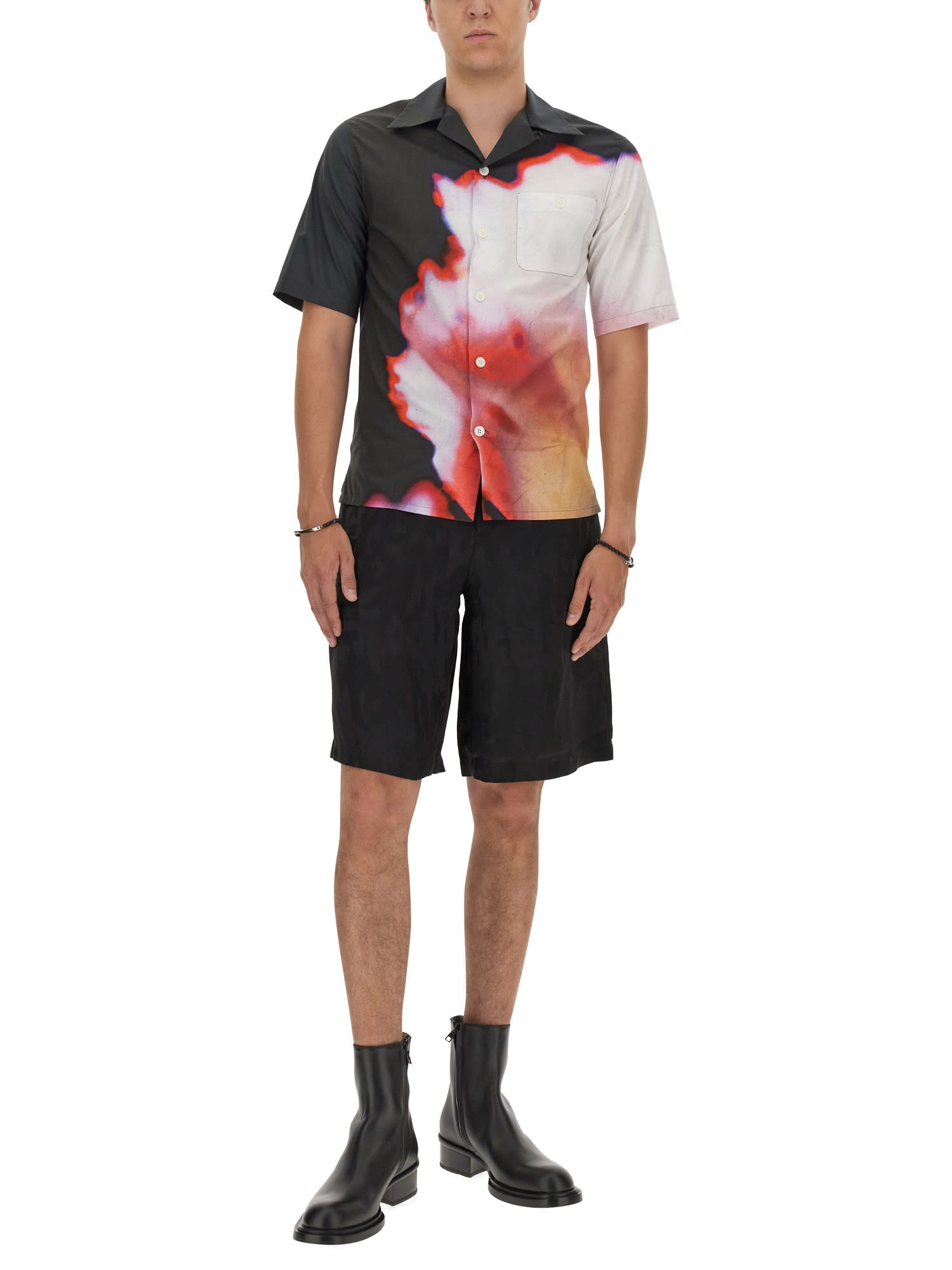 Tシャツ・カットソー alexander mcqueen FW23 HAWAIIAN SHIRT (750133_QVO318500) Alexander McQueen Hawaiian Shirt | italist