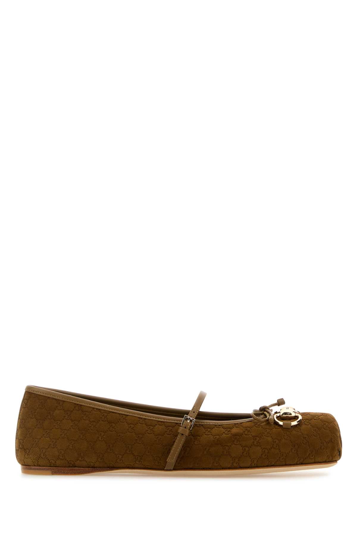 【送料&関税込】Gucci Biscuit Suede Ballerinas Gucci Biscuit Suede Ballerinas | italist