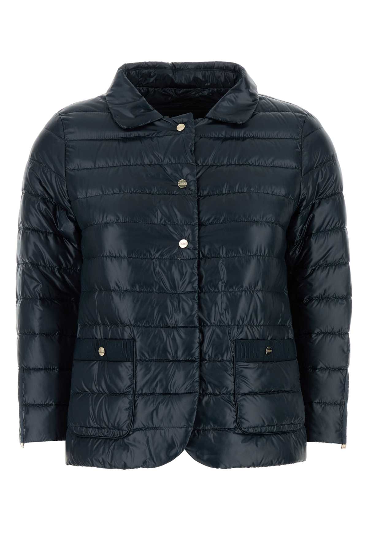 ダウンジャケット・コート HERNO FW25 Herno Coats Blue (PI002180D 15020S9200) Blue Laminar down jacket HERNO F/W 24-25 - Rione Fontana