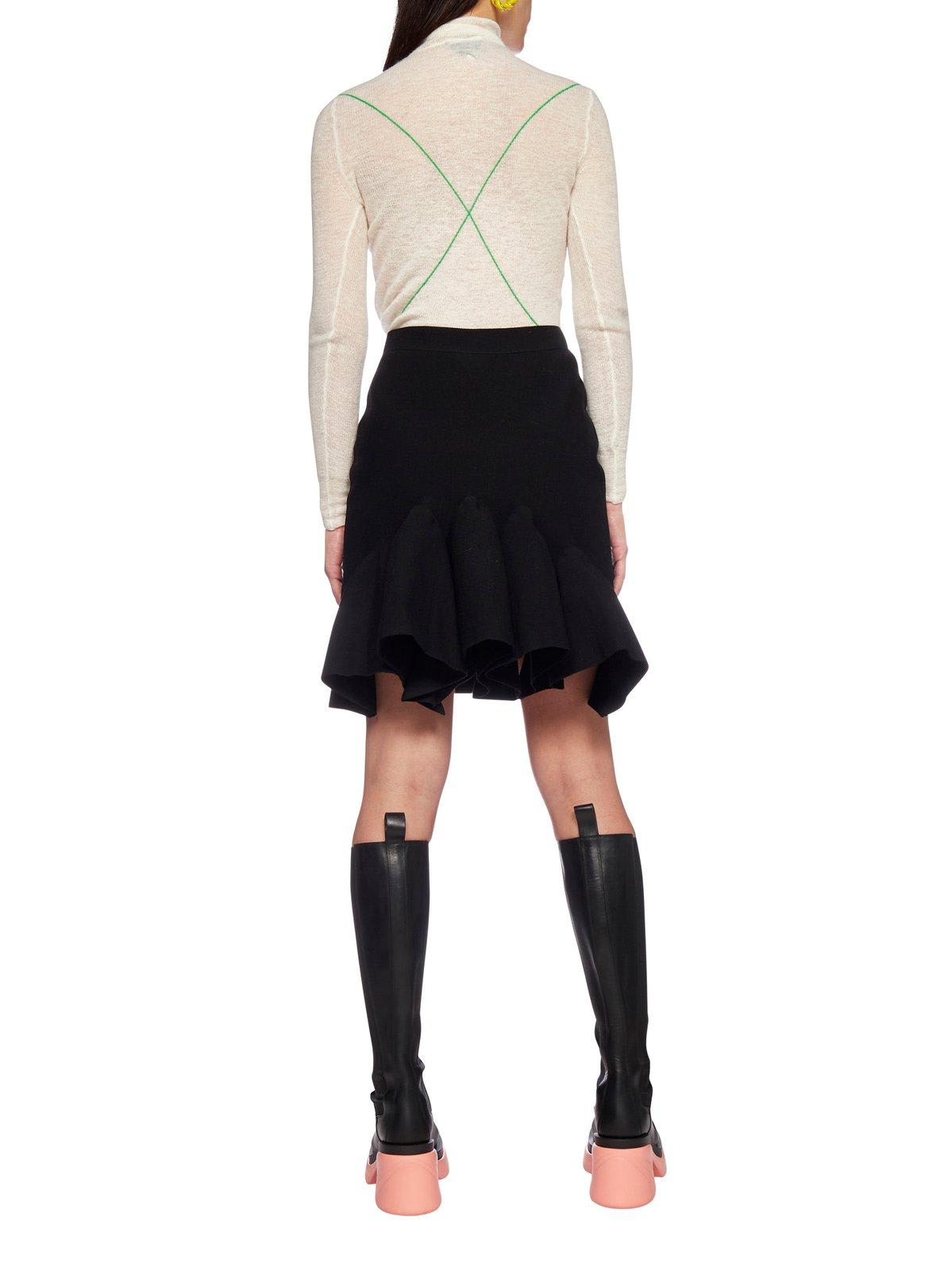 【送料&関税込】Bottega Veneta Aline Ruffled Skirt Bottega Veneta Aline Ruffled Skirt | italist